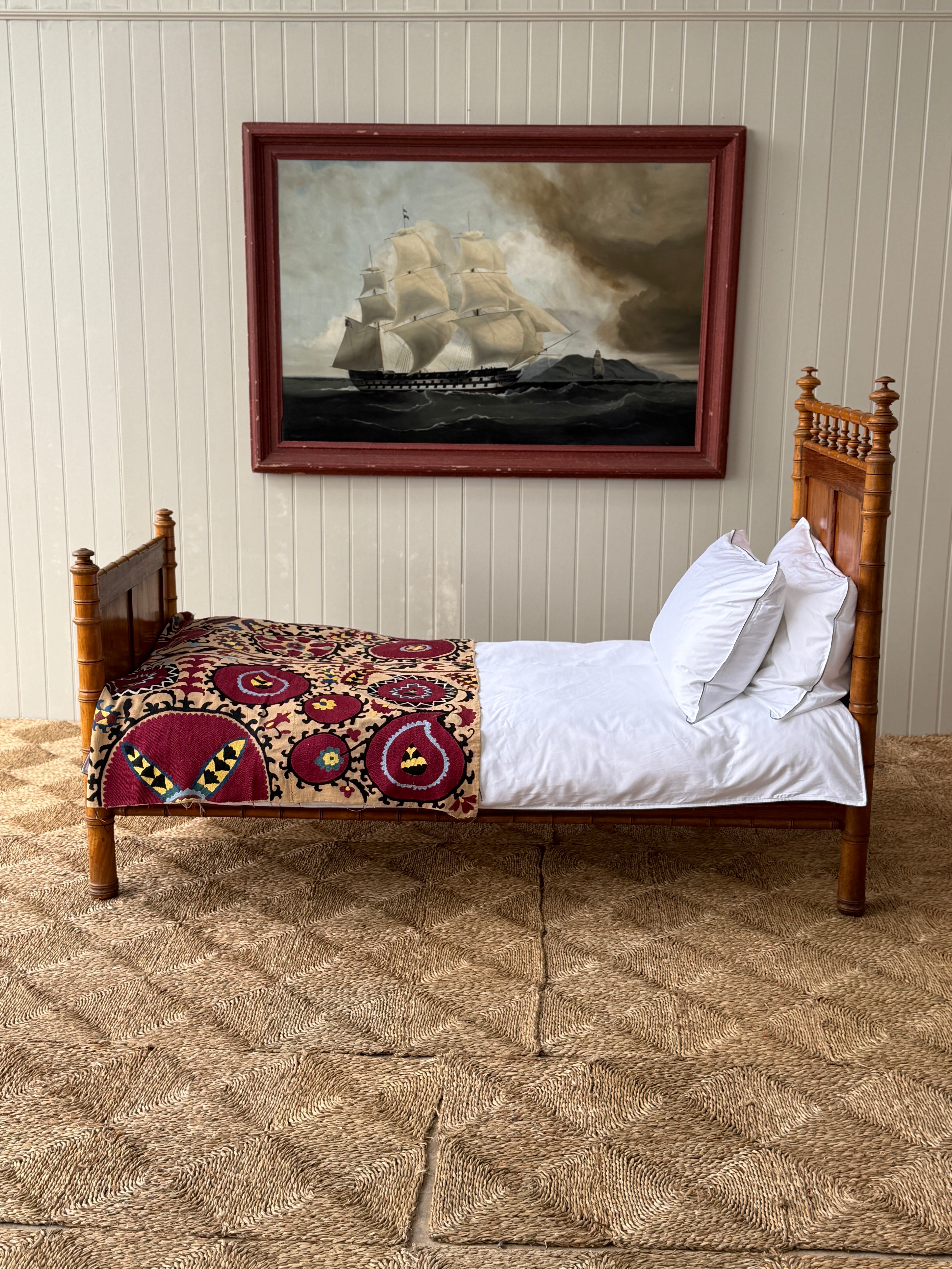 Faux Bamboo Single Bed