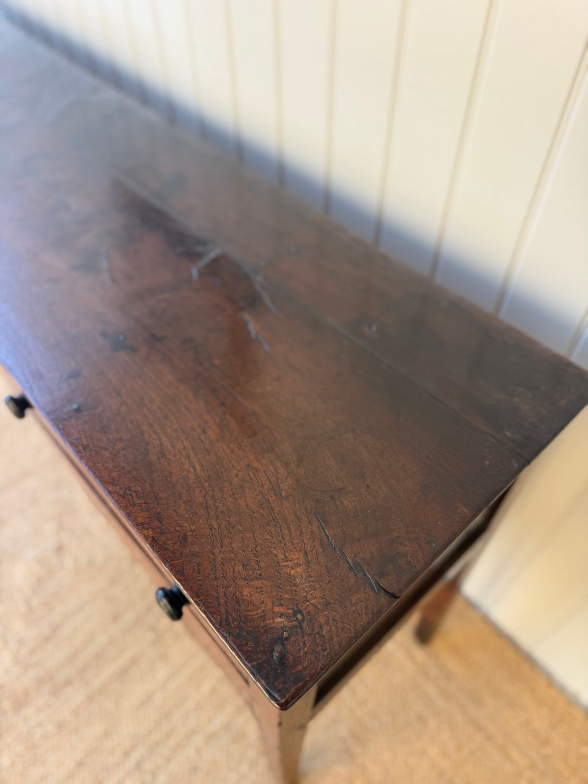 George III Oak Dresser Base, Circa 1780-1800