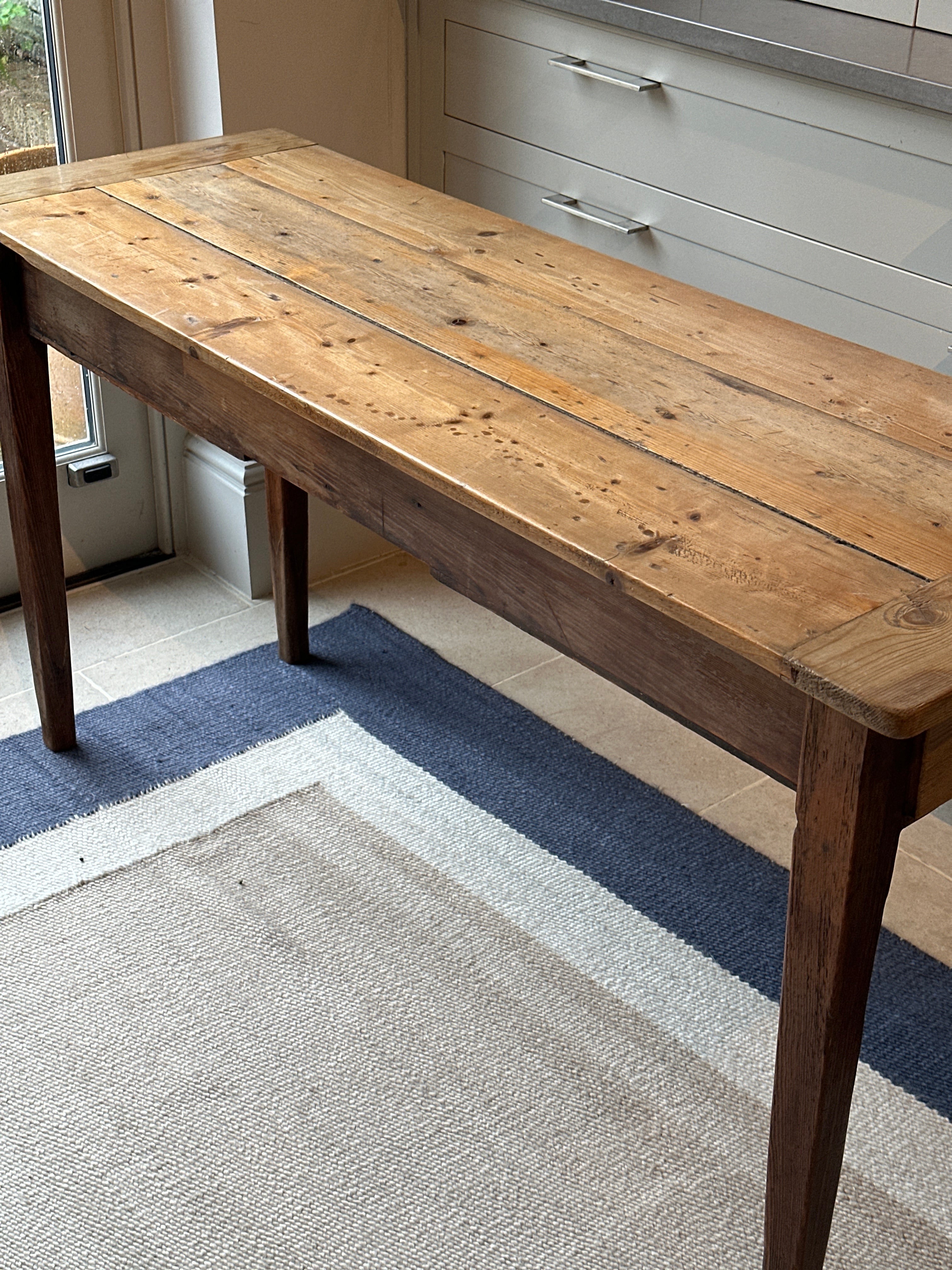 Small and Pretty Antique Pine Console