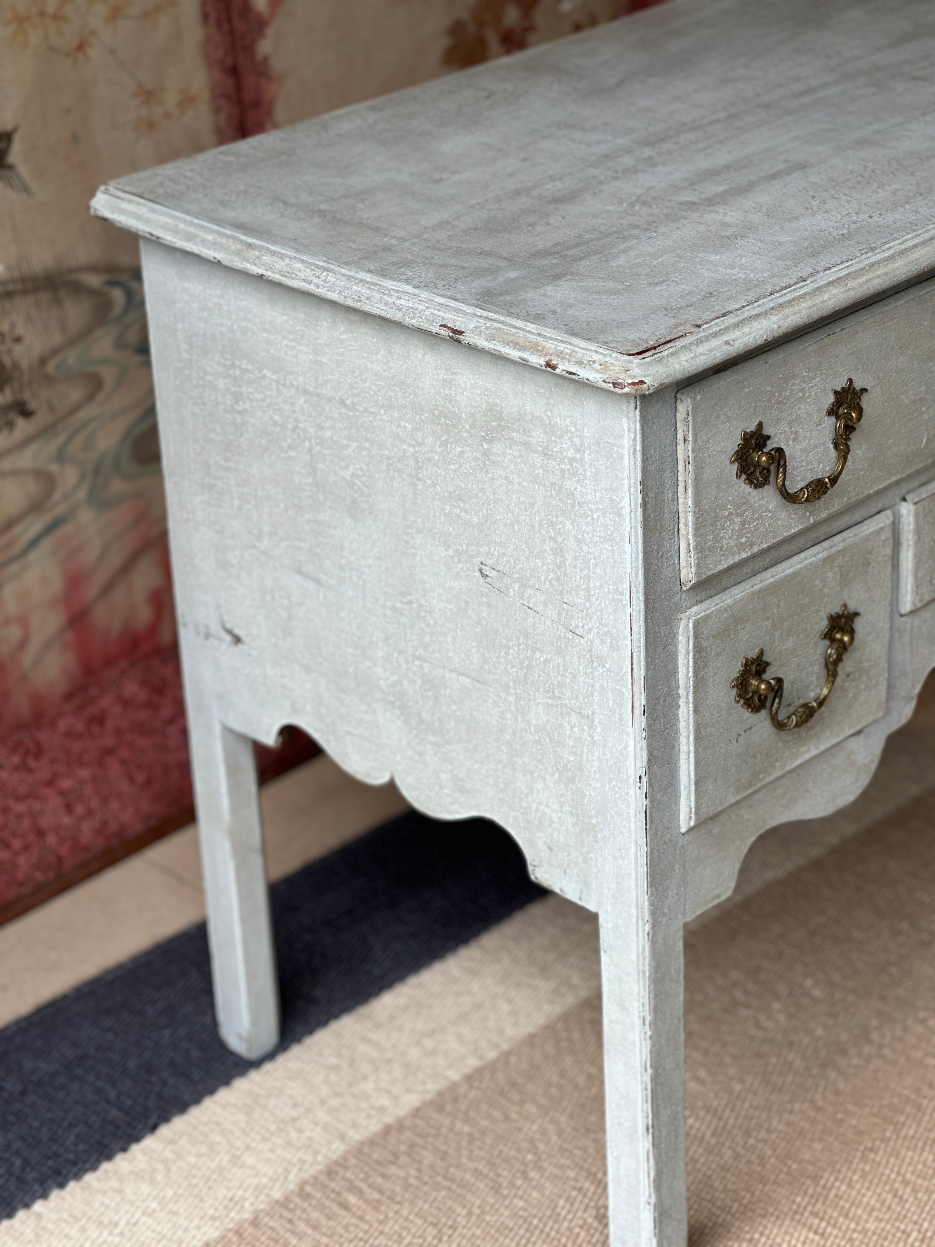 18th Century English Painted Lowboy