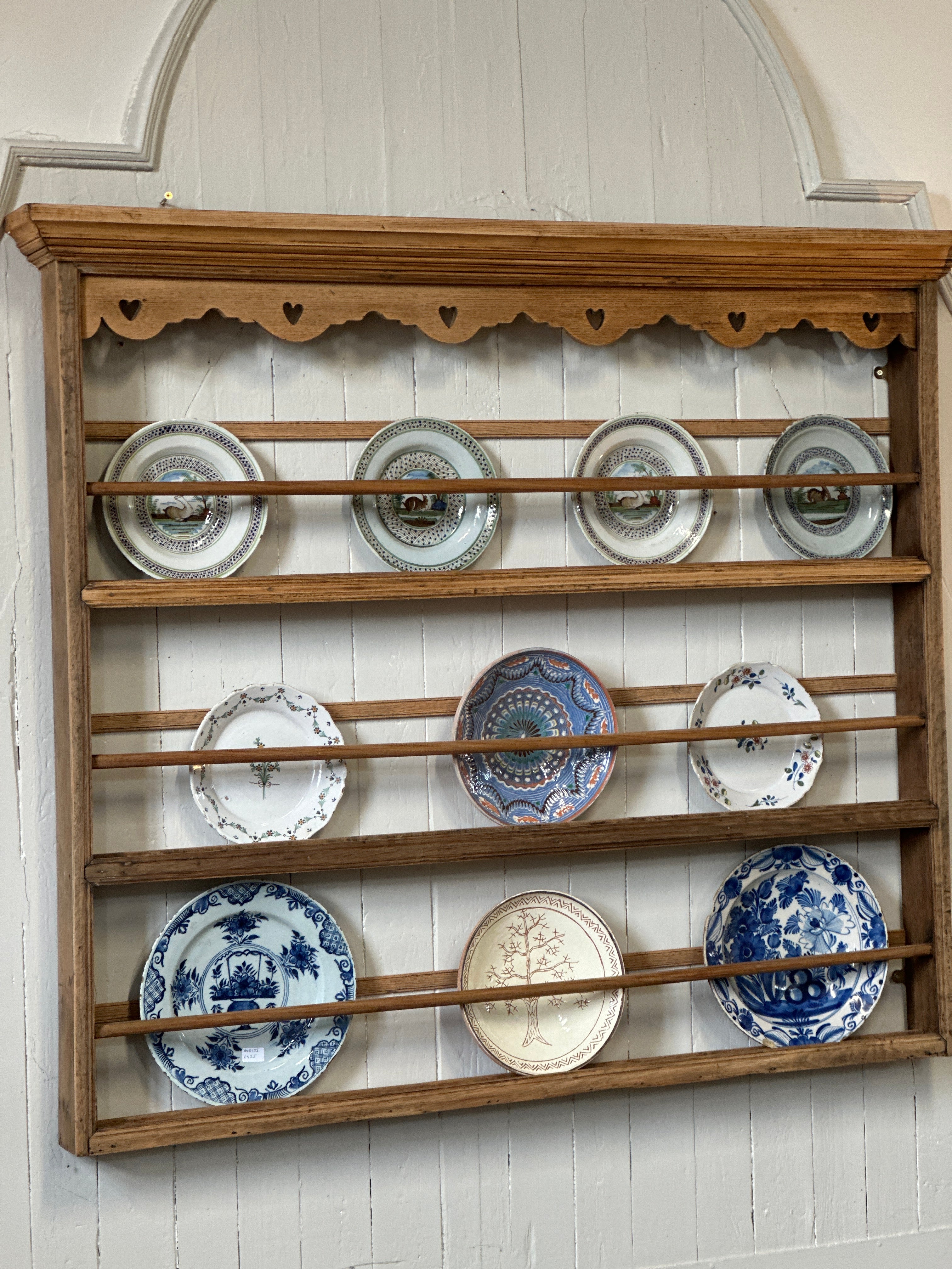 George III Oak Delft Rack. Circa 1780.