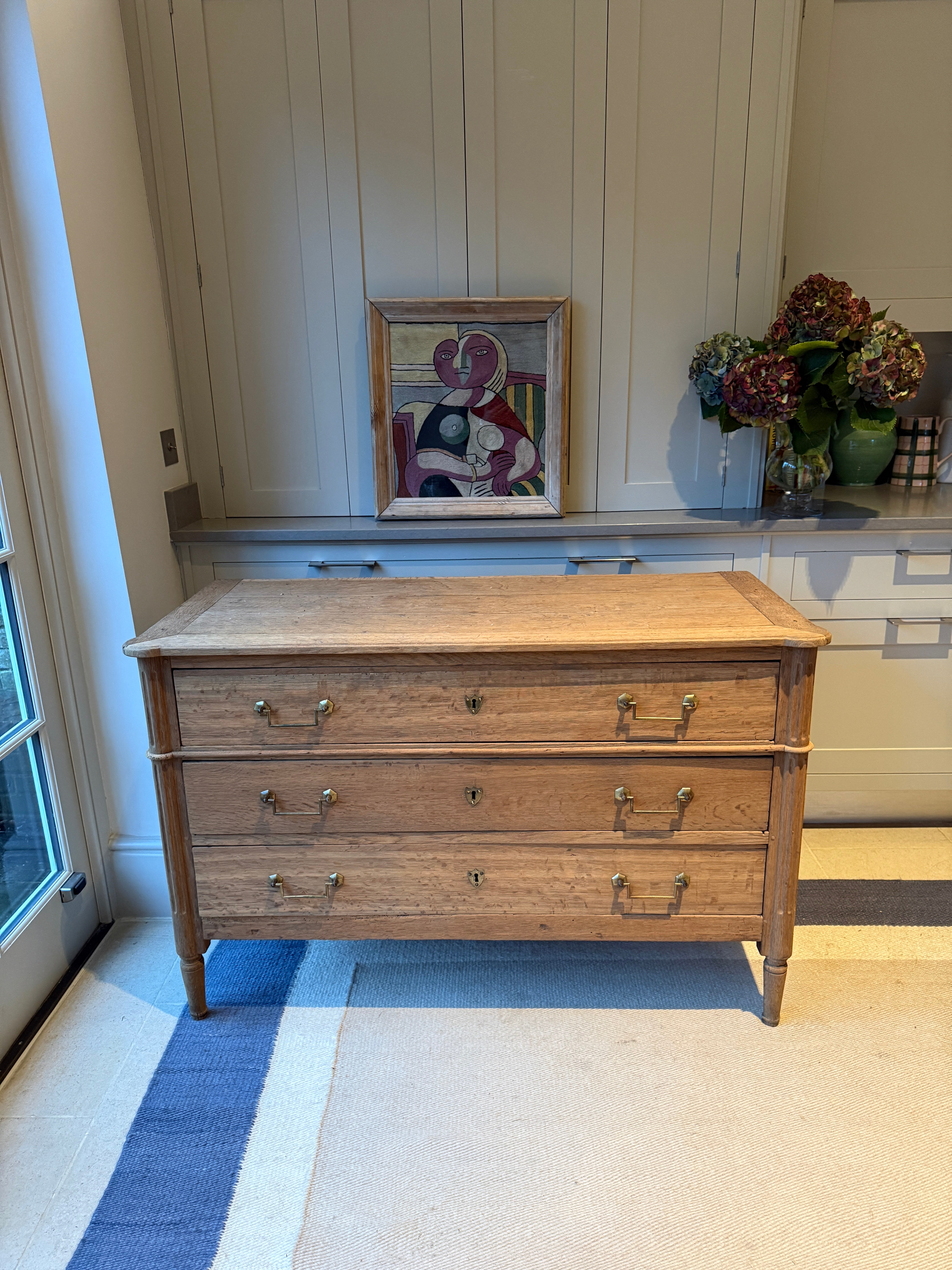 Bleached Oak Commode