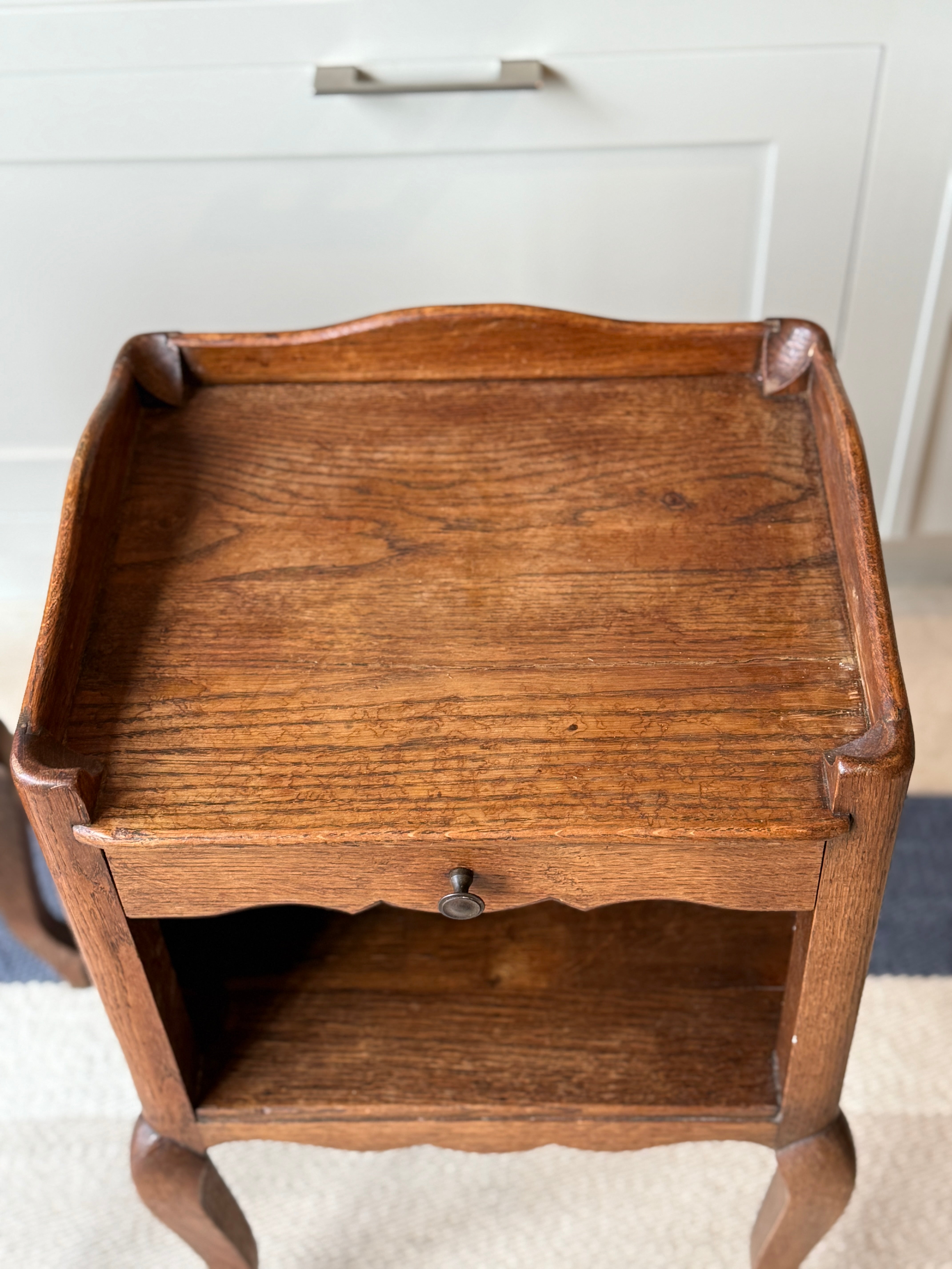 Pair of Early 20th Century Oak Bedside Tables