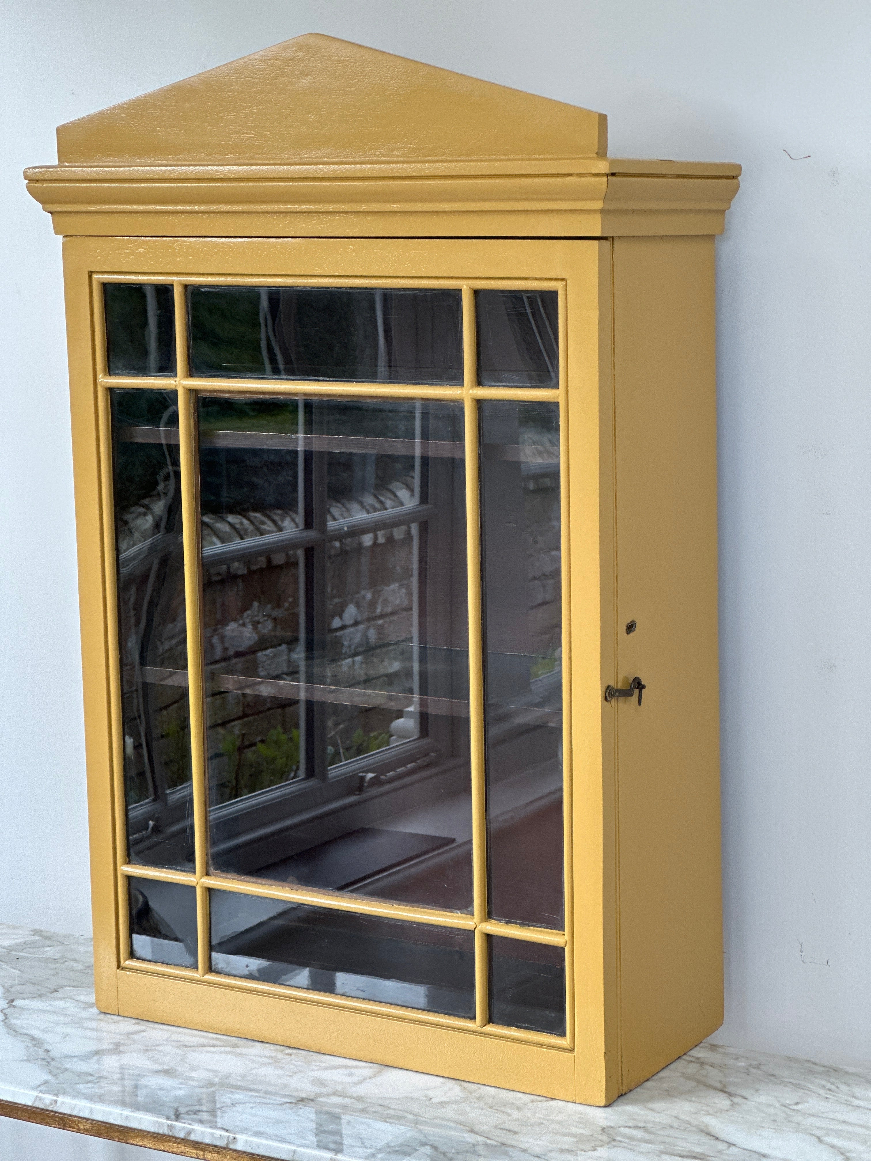 Astral Glazed  Mahogany Wall Cabinet