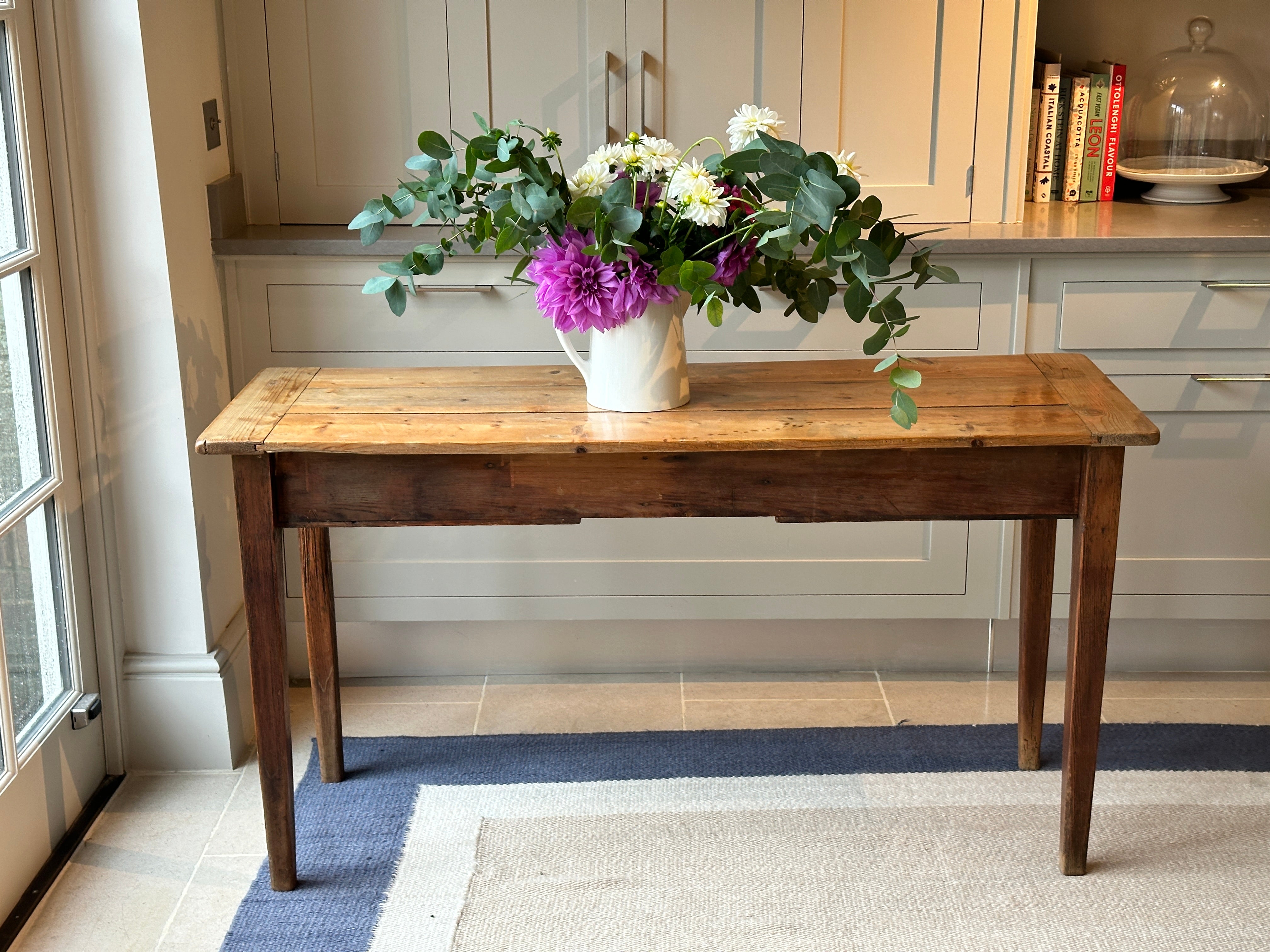 Small and Pretty Antique Pine Console