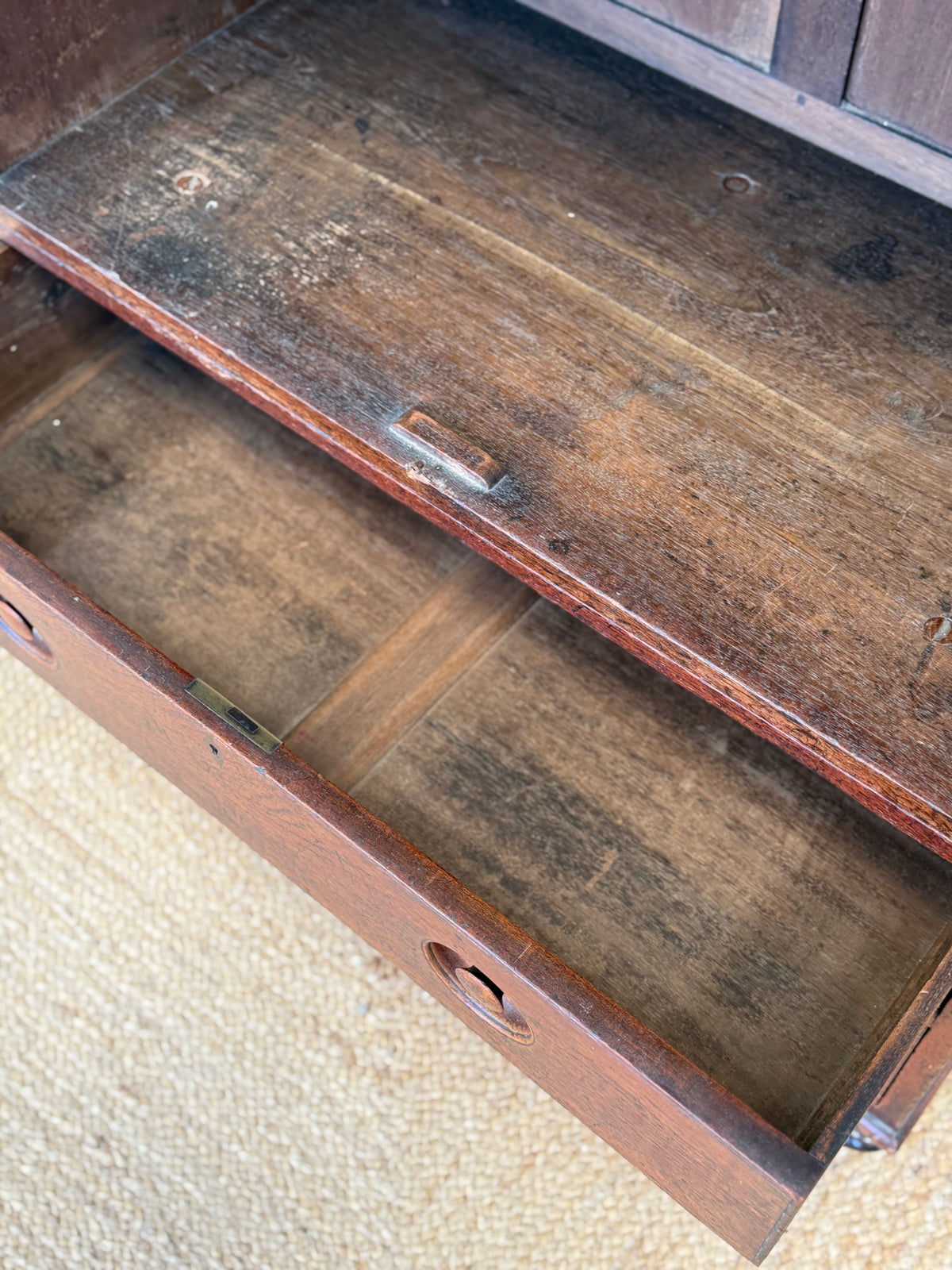A late 19th Century 2 Part Campaign Chest