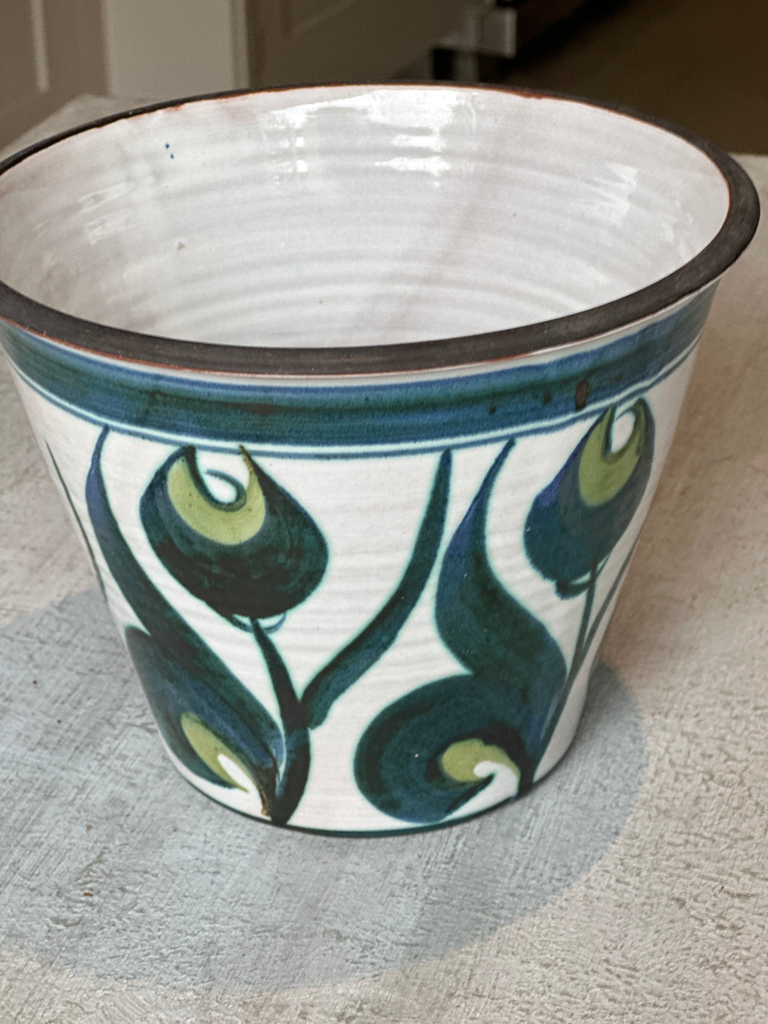 Decorative Handmade & Glazed Pot (1970)