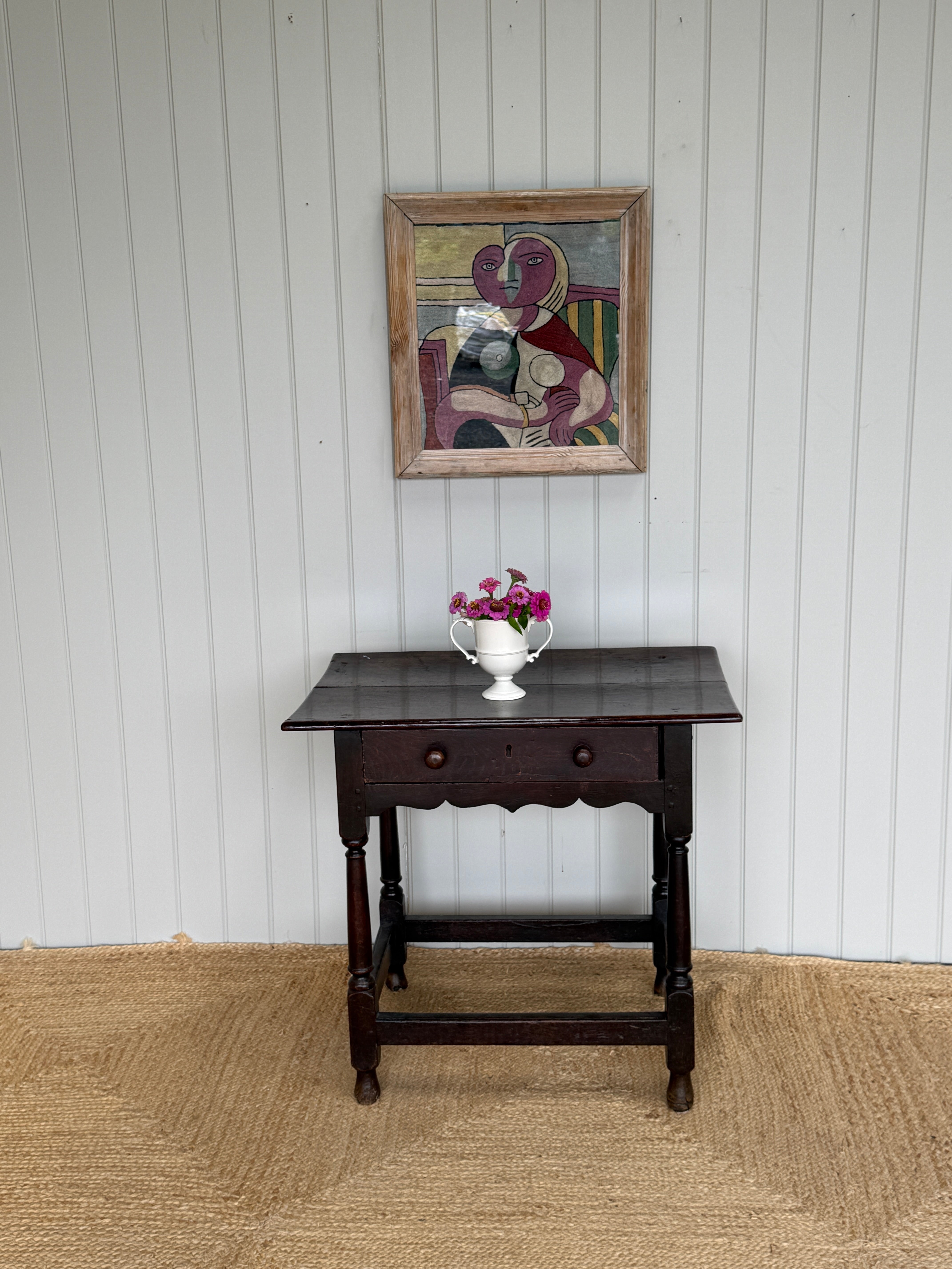Early 18th Century Oak Side Table