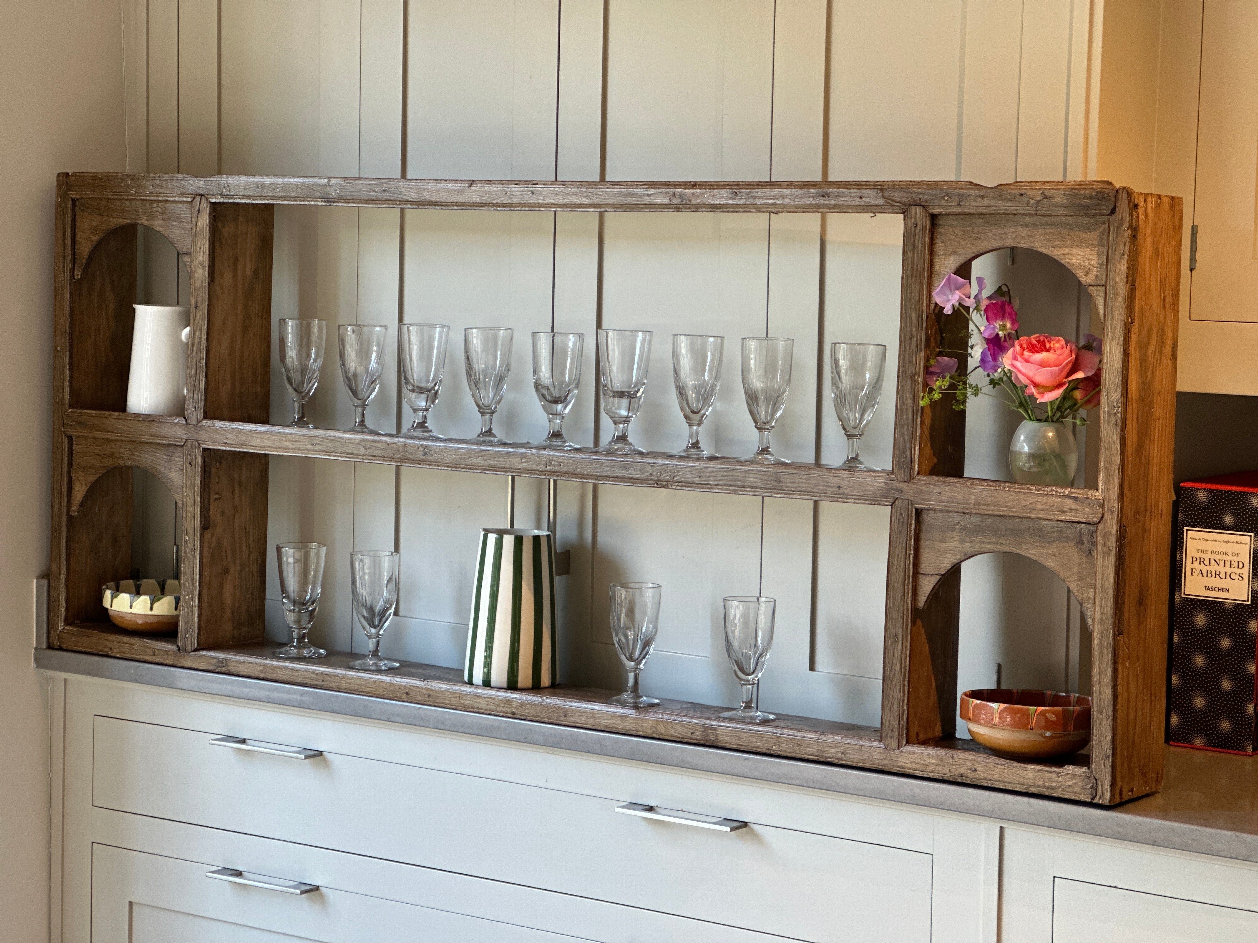 19th Century Solid Oak Rack