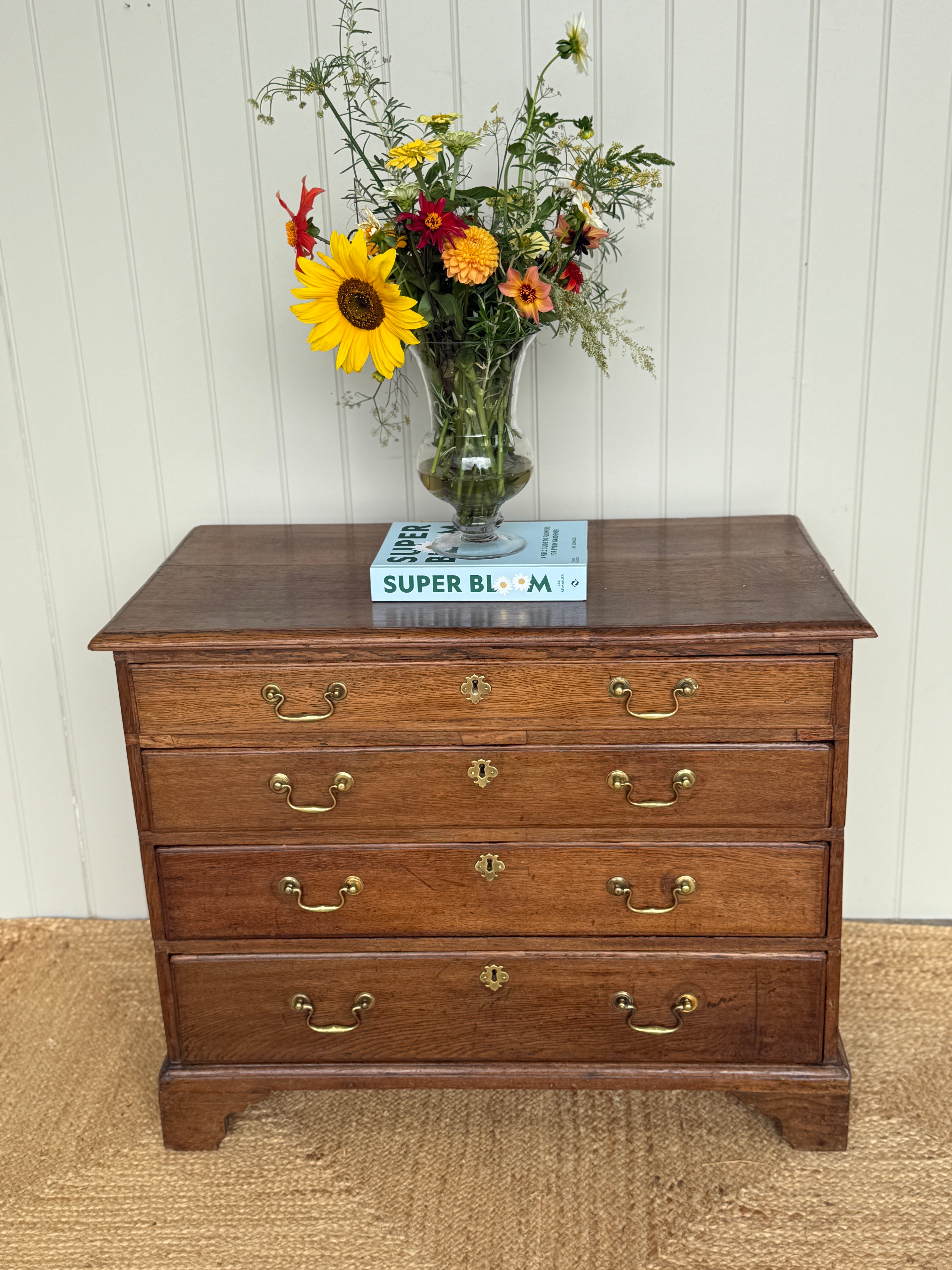 Small Georgian Oak Chest of Drawers