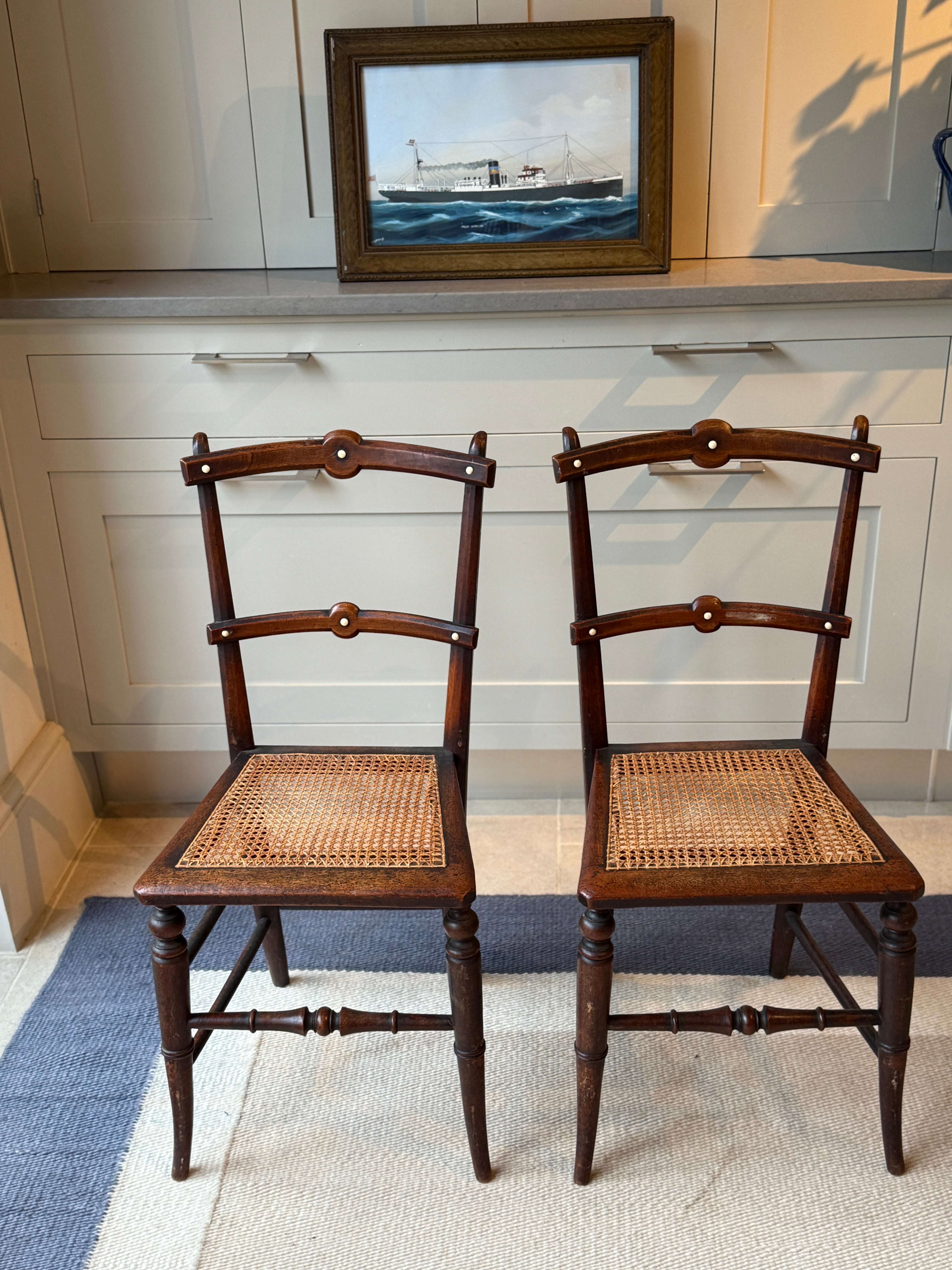 Pair of Decorative Regency Chairs
