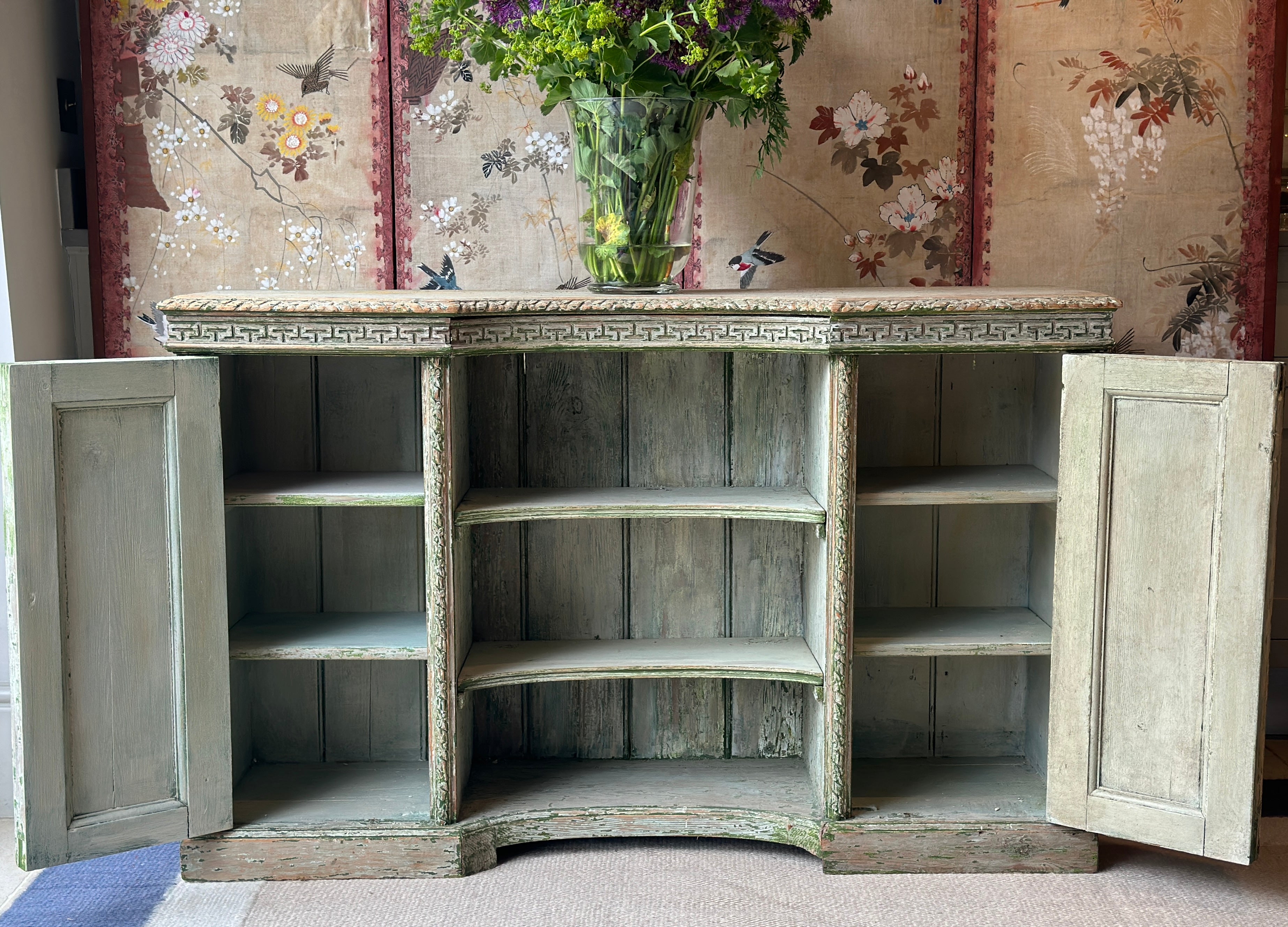 Wonderful English  19th Century Open Bookcase