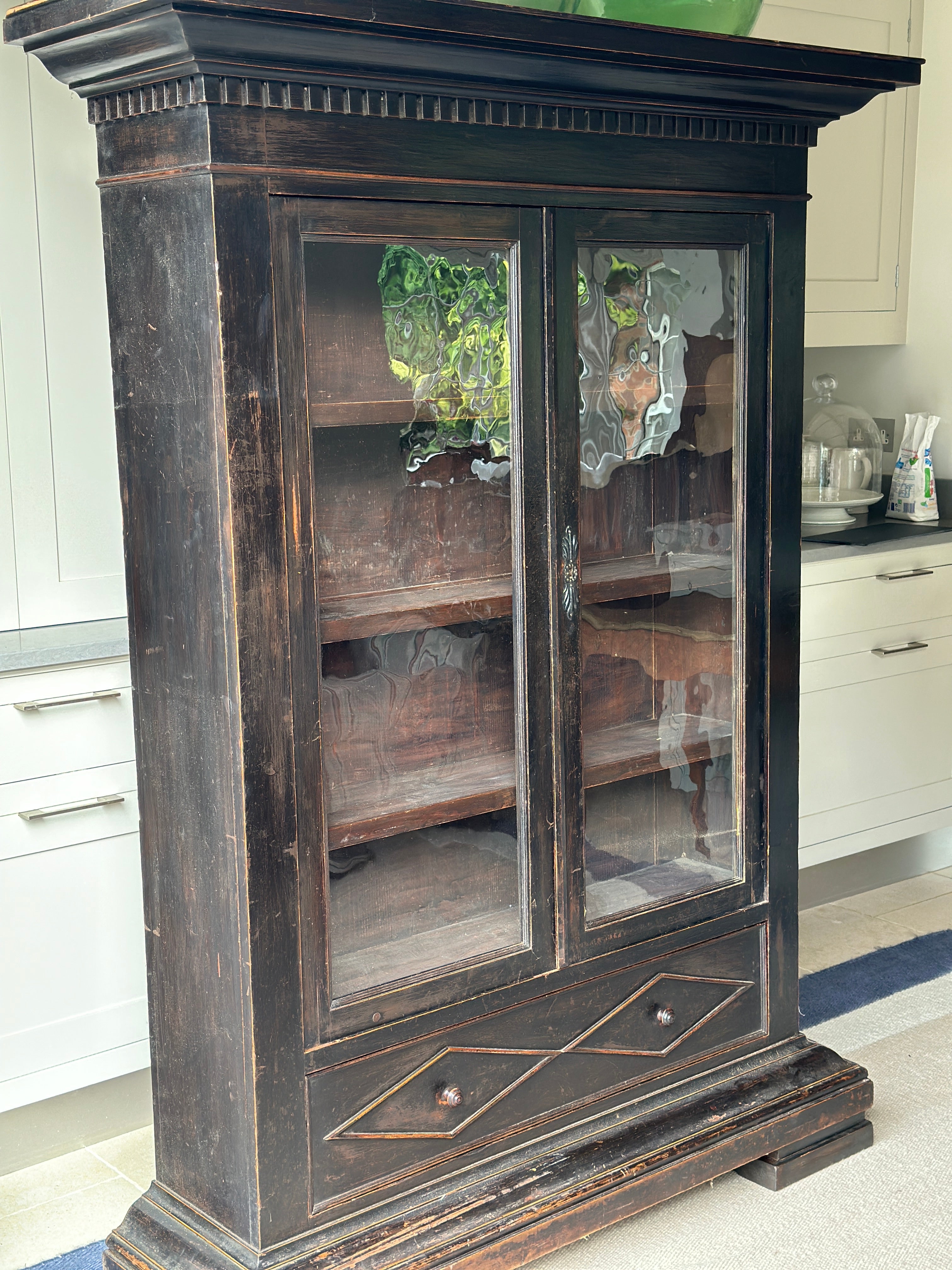 Early 19th Century Italian Glazed Cabinet