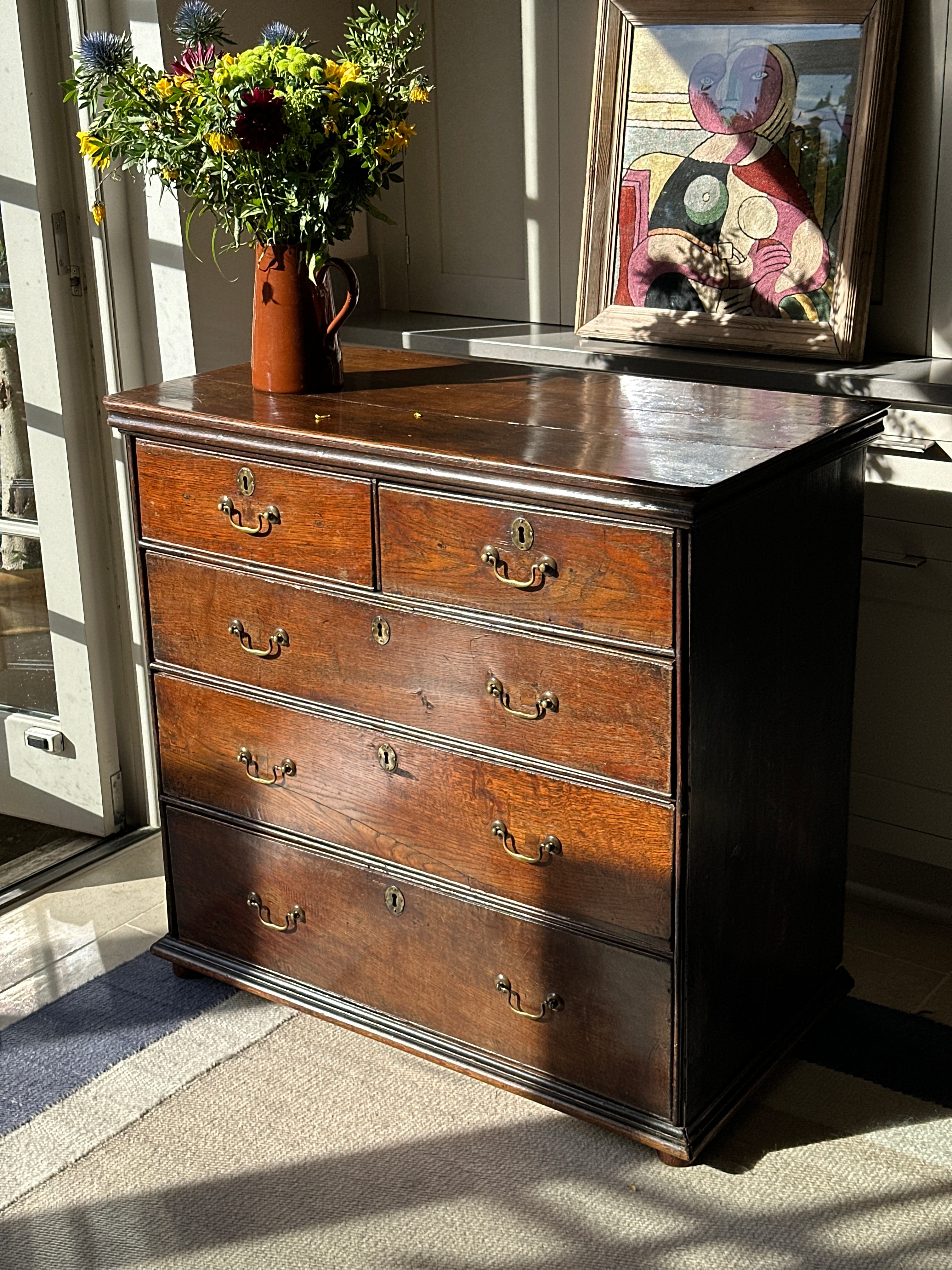 Georgian Oak Chest of Drawers