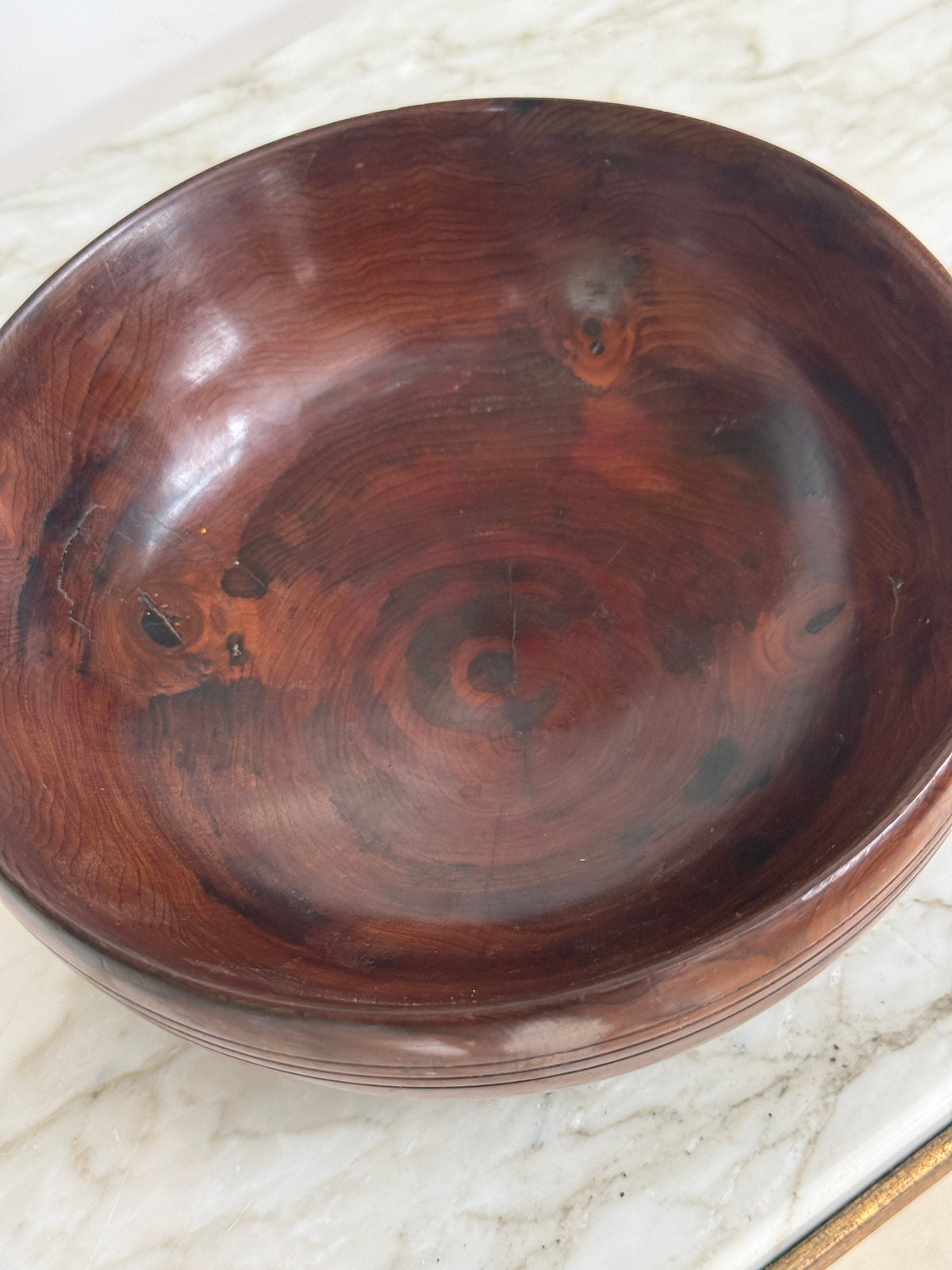 Early 19th Century Yew Turned Bowl