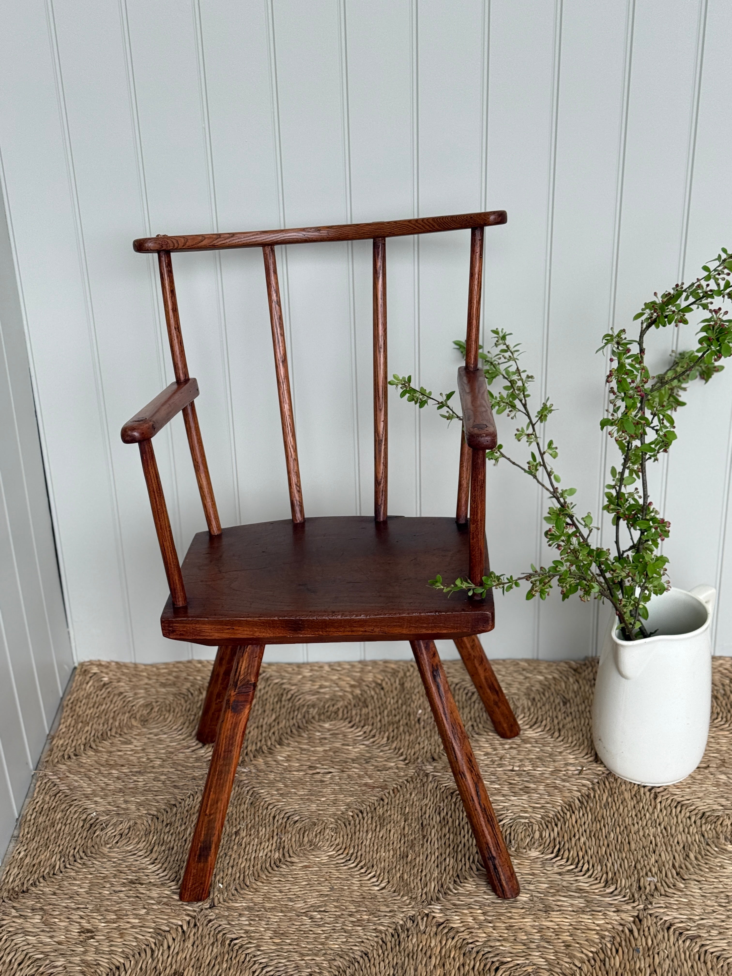 English 19th Century Stick Chair