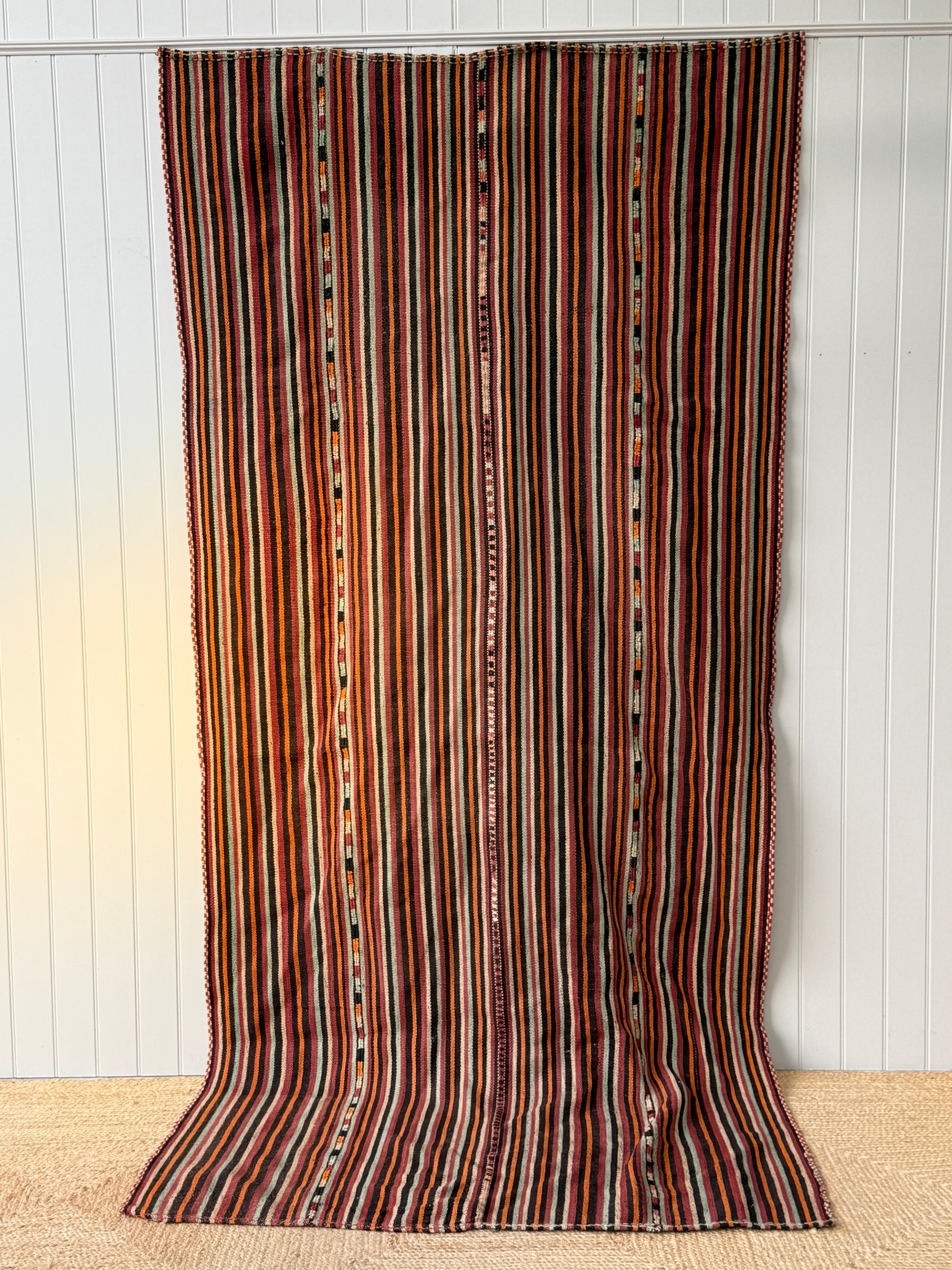 Long Turkish Jajim Kilim Rug 306 x146