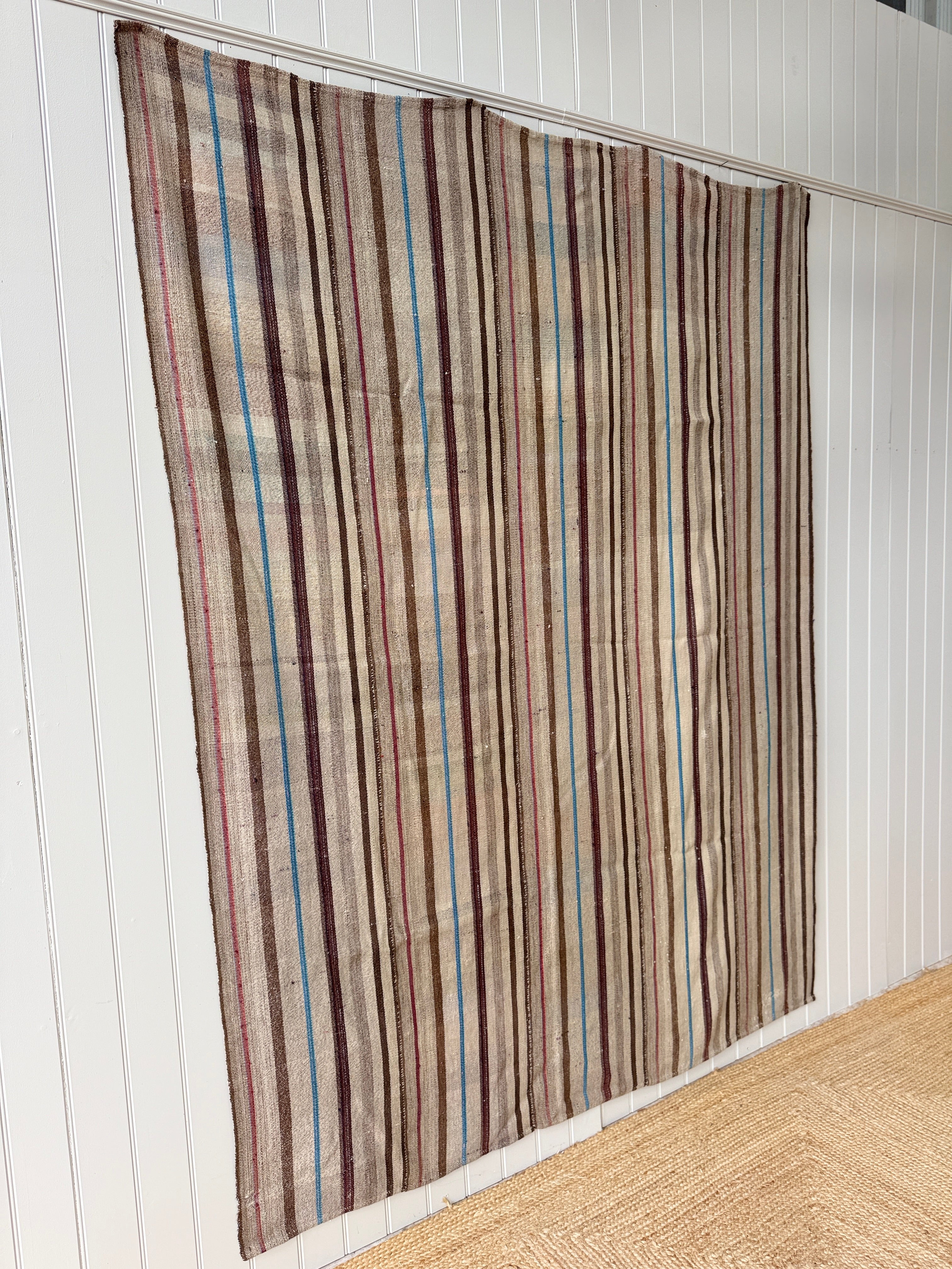 Antique Anatolian Jajim Kilim Rug 231 x 180cm