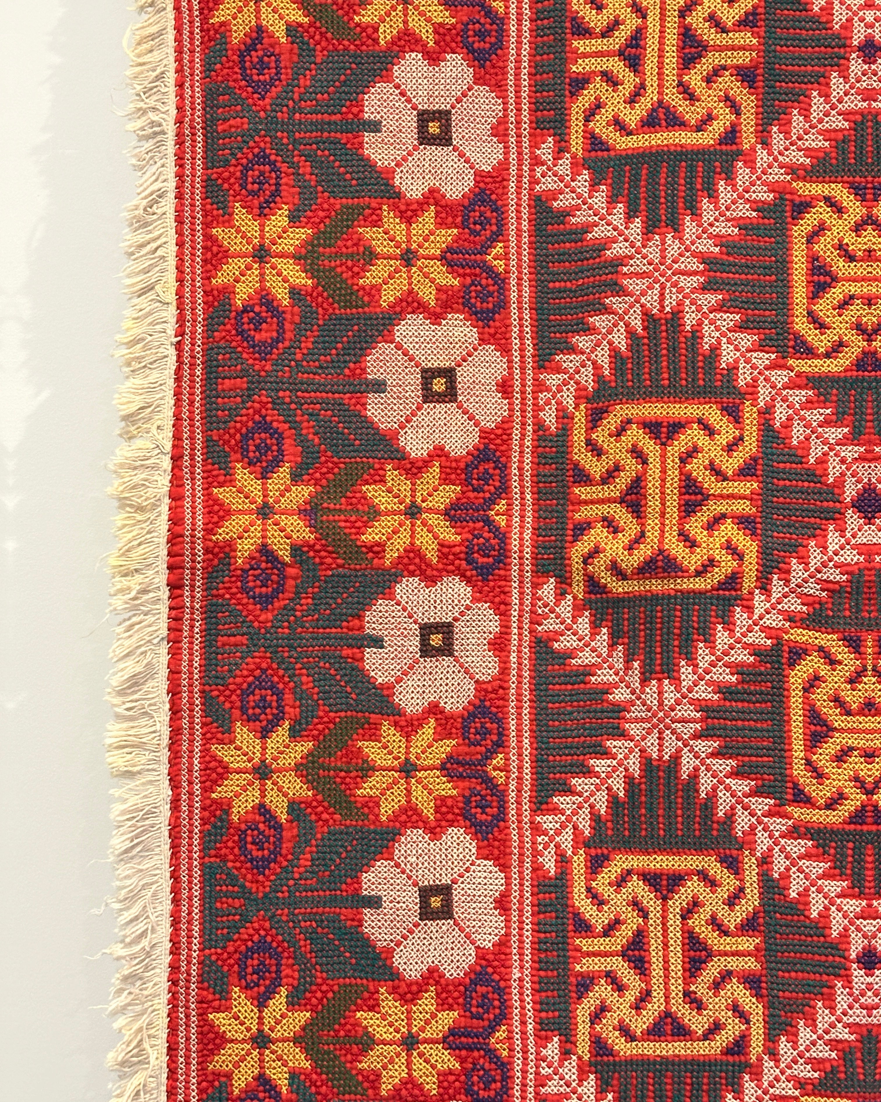 Sindhi Rald Bangladesh Blankets (yellow, red and orange)