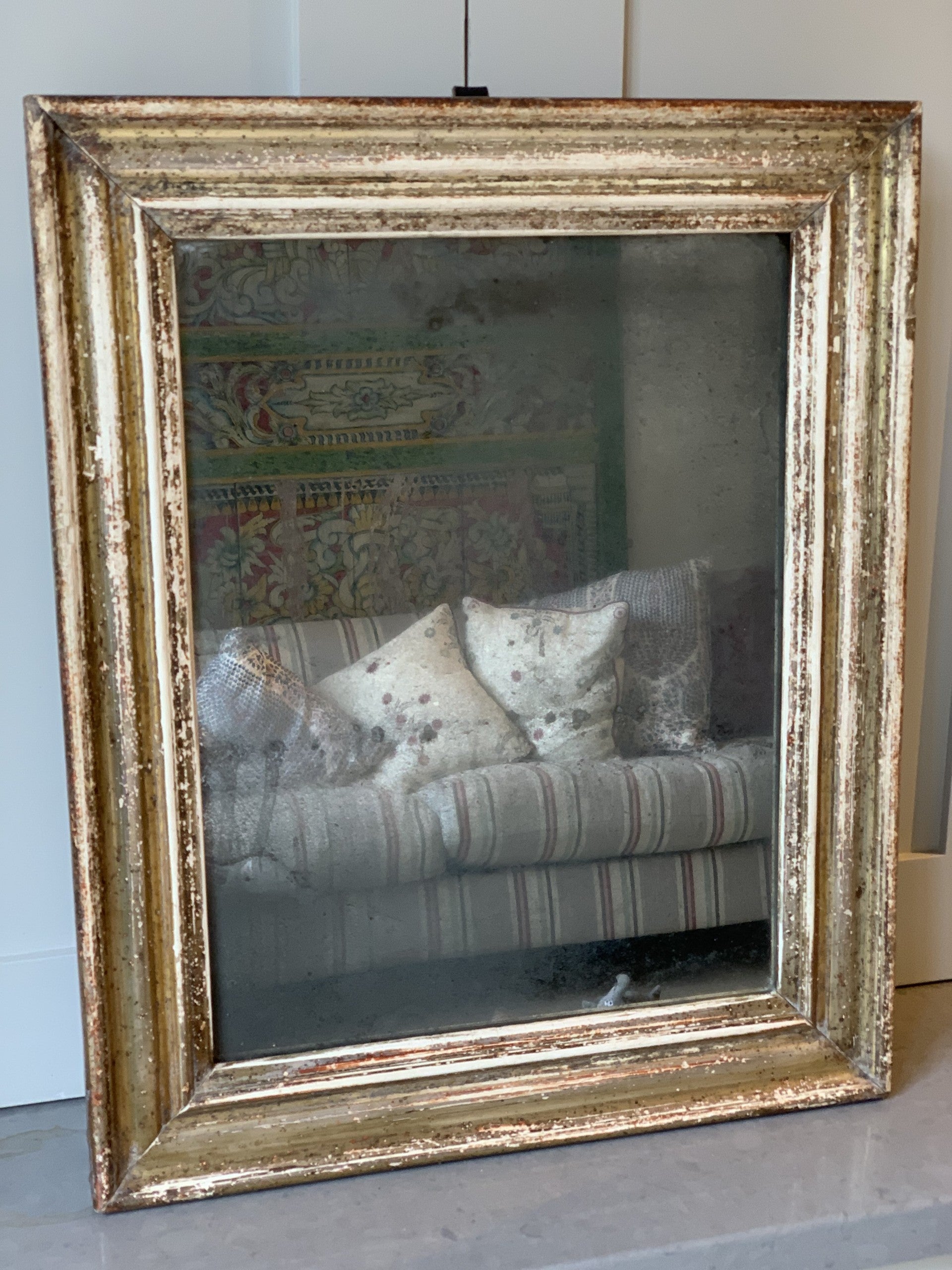 Antique French Gold Mirror