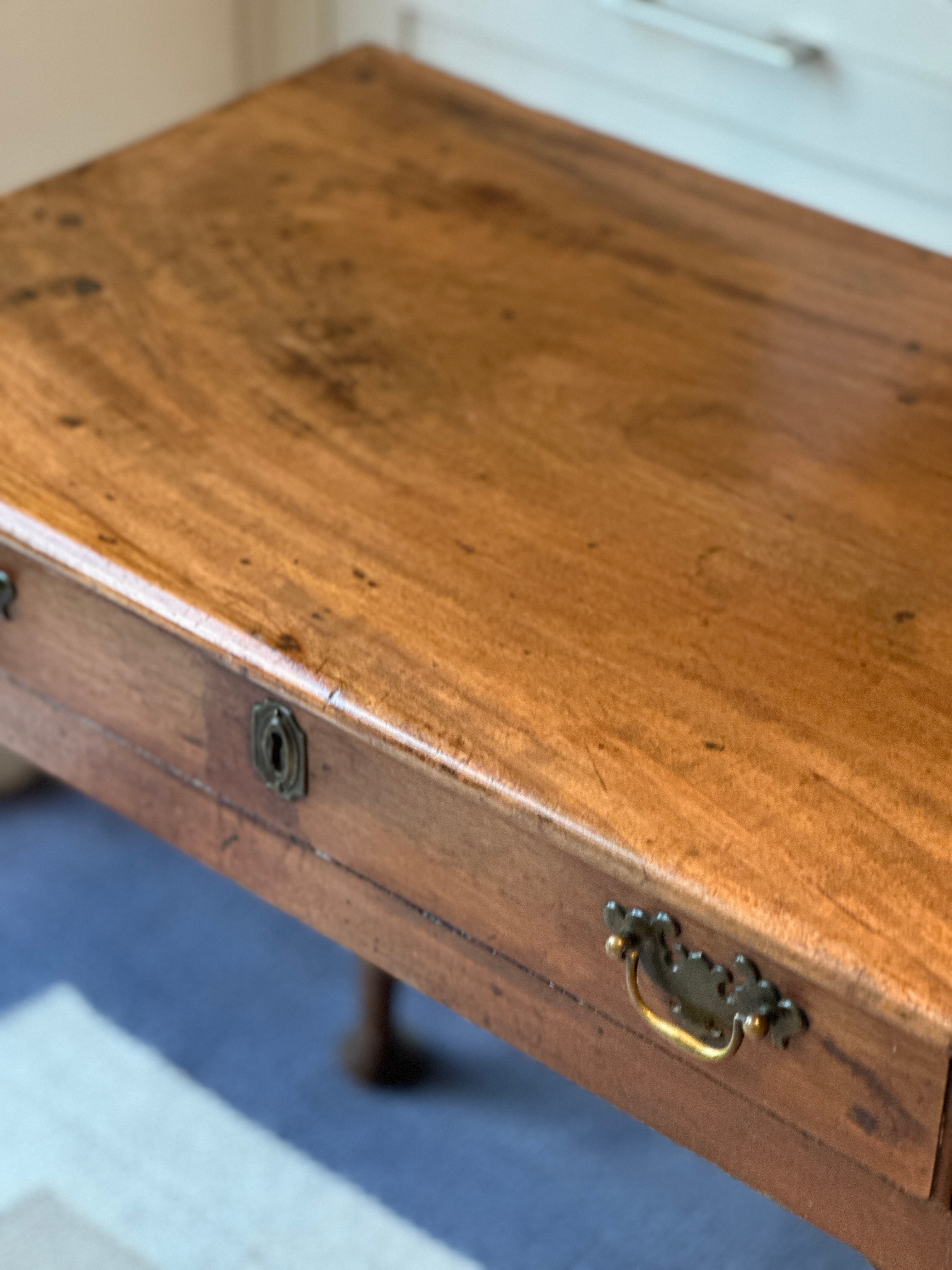 19th Century Lowboy with pad feet