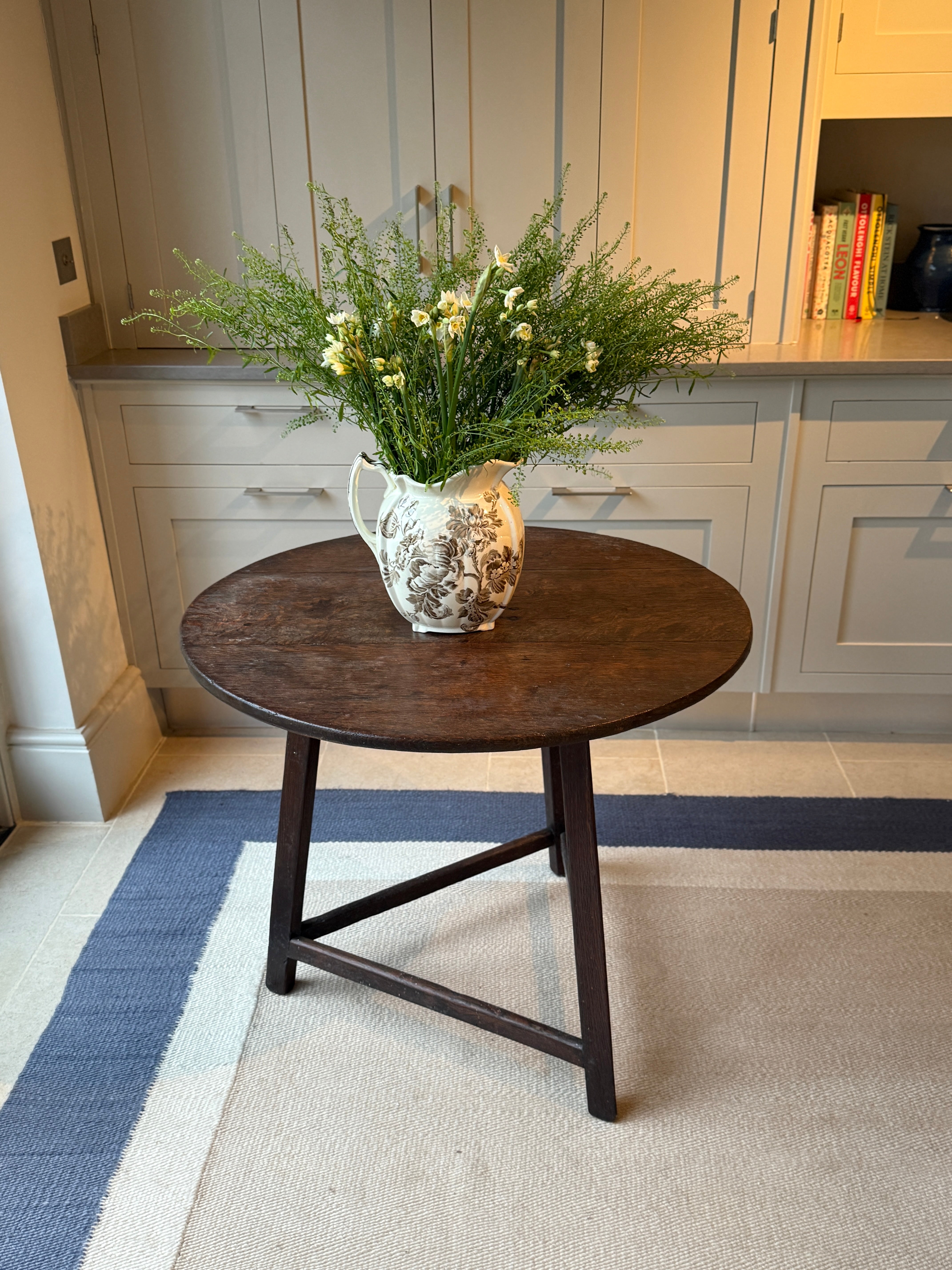 Large Oak Cricket Table