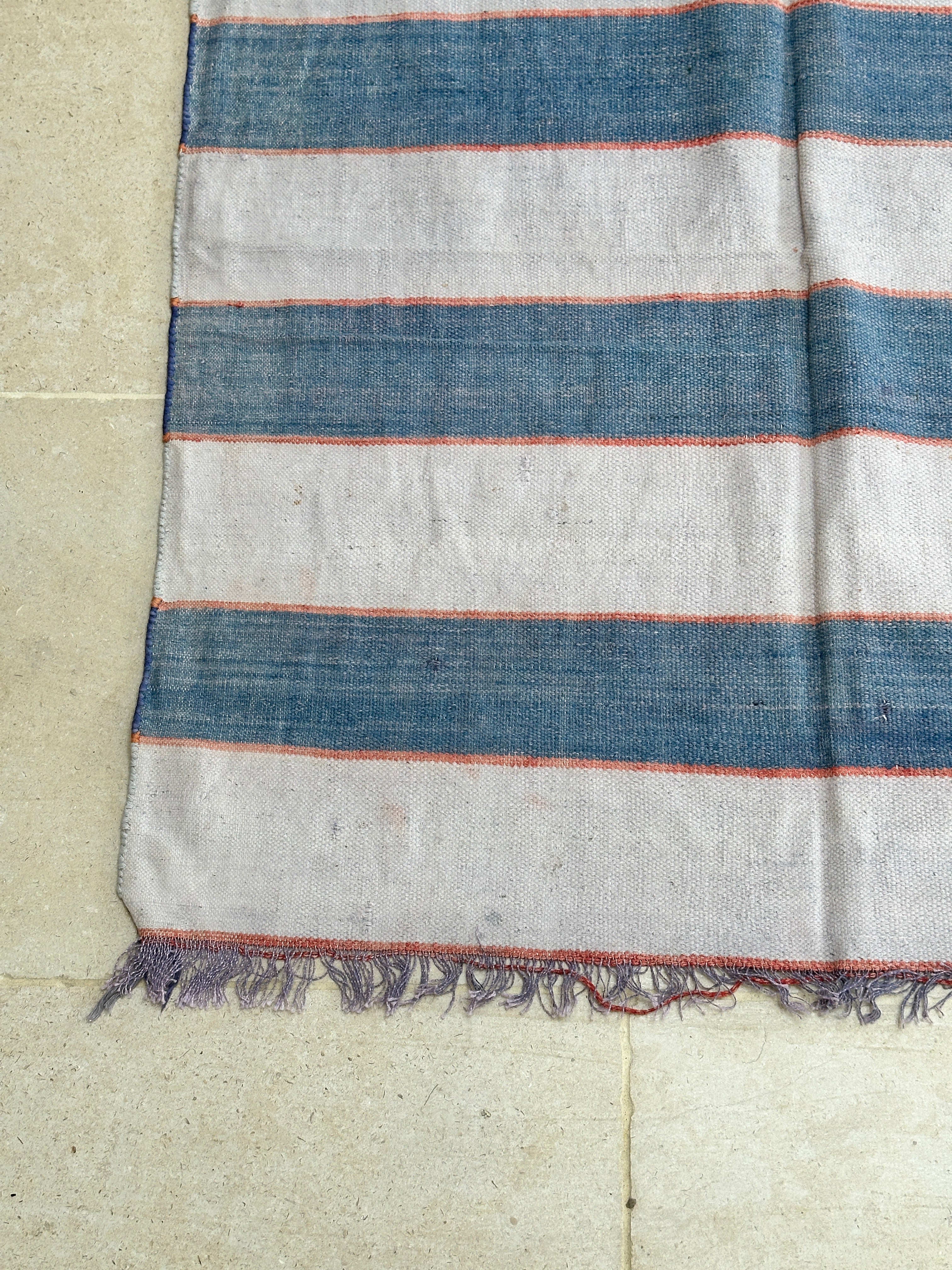 Small Antique Cotton Dhurrie