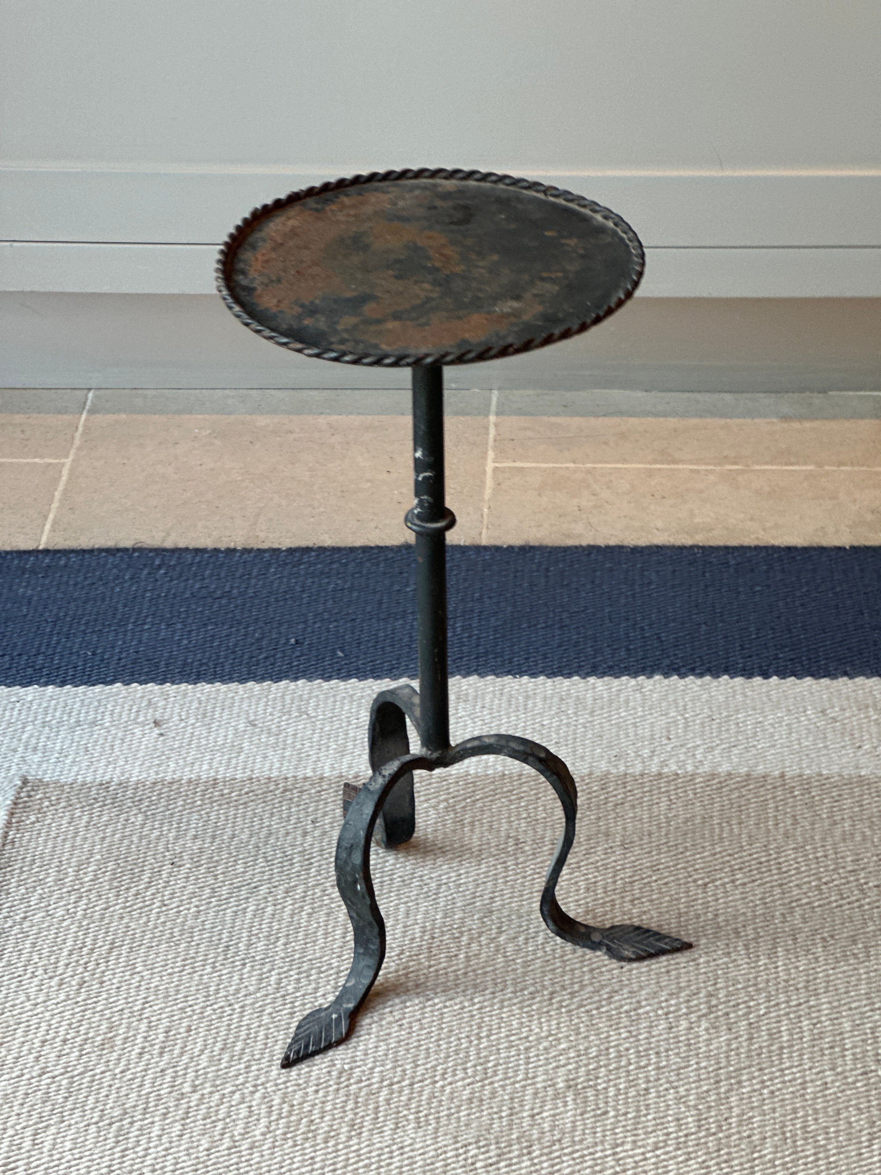 Original Mid Century Spanish Martini Table in black