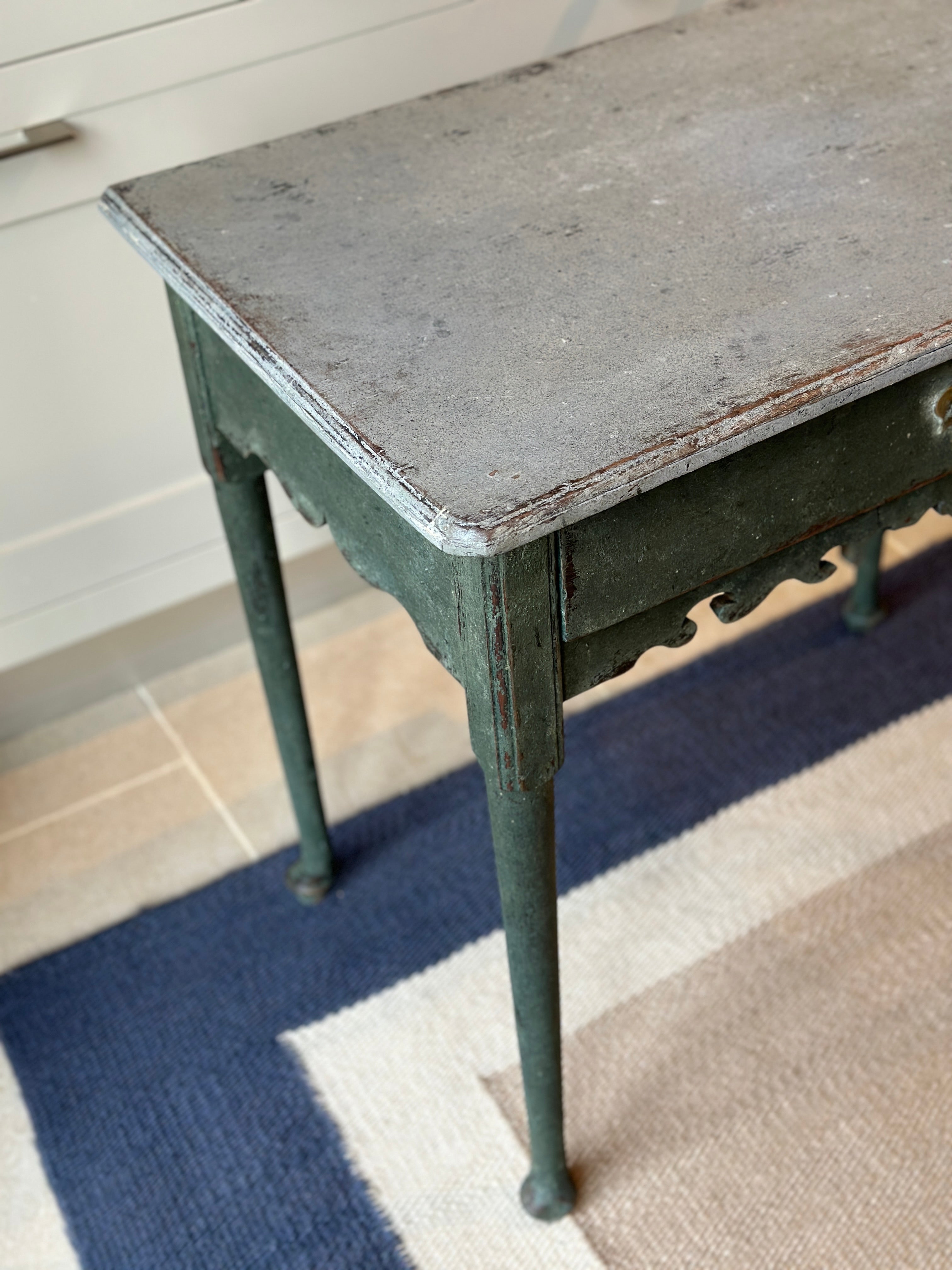 18th Century English Painted Side Table