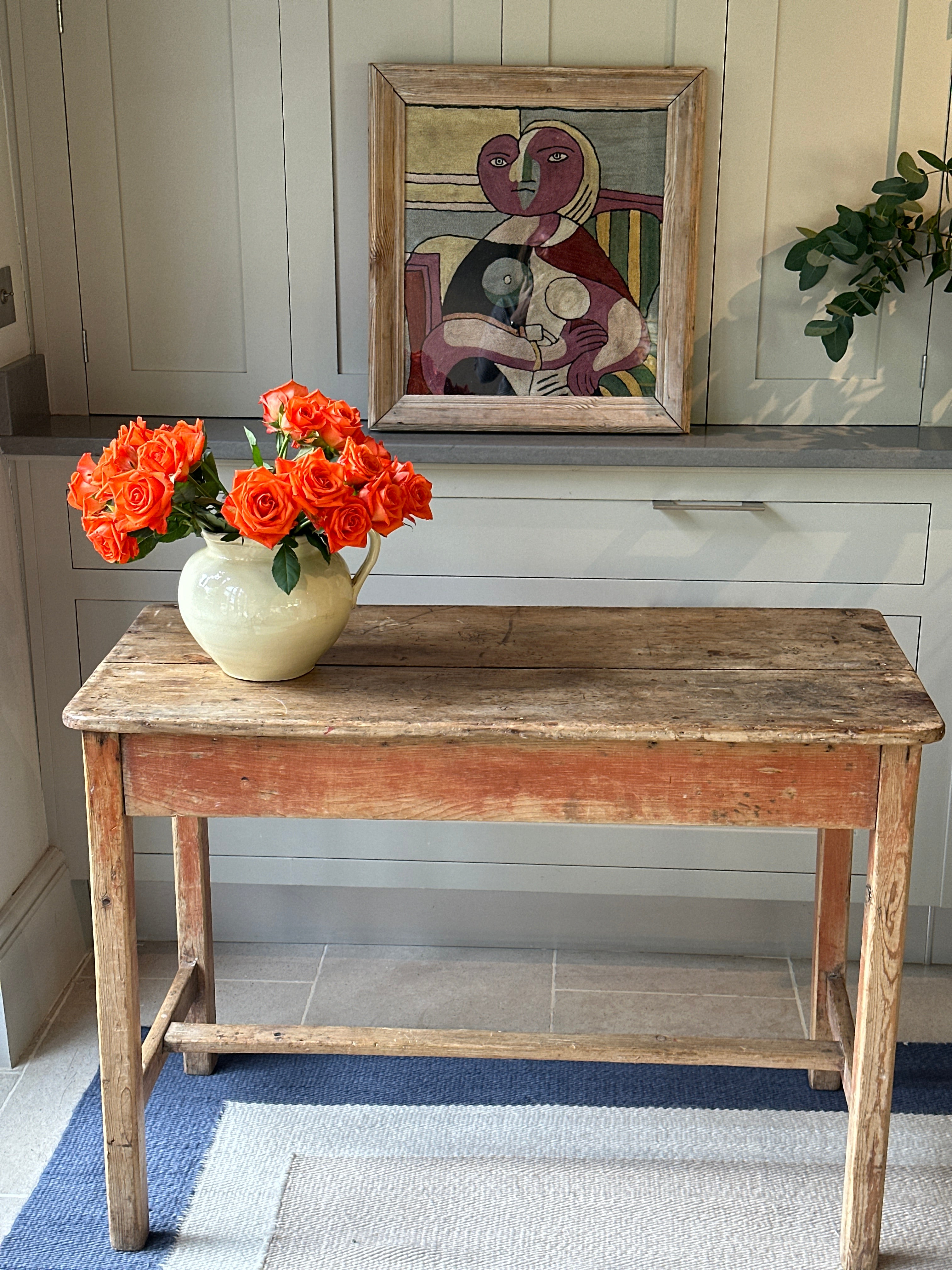 Attractive Antique Pine Side Table