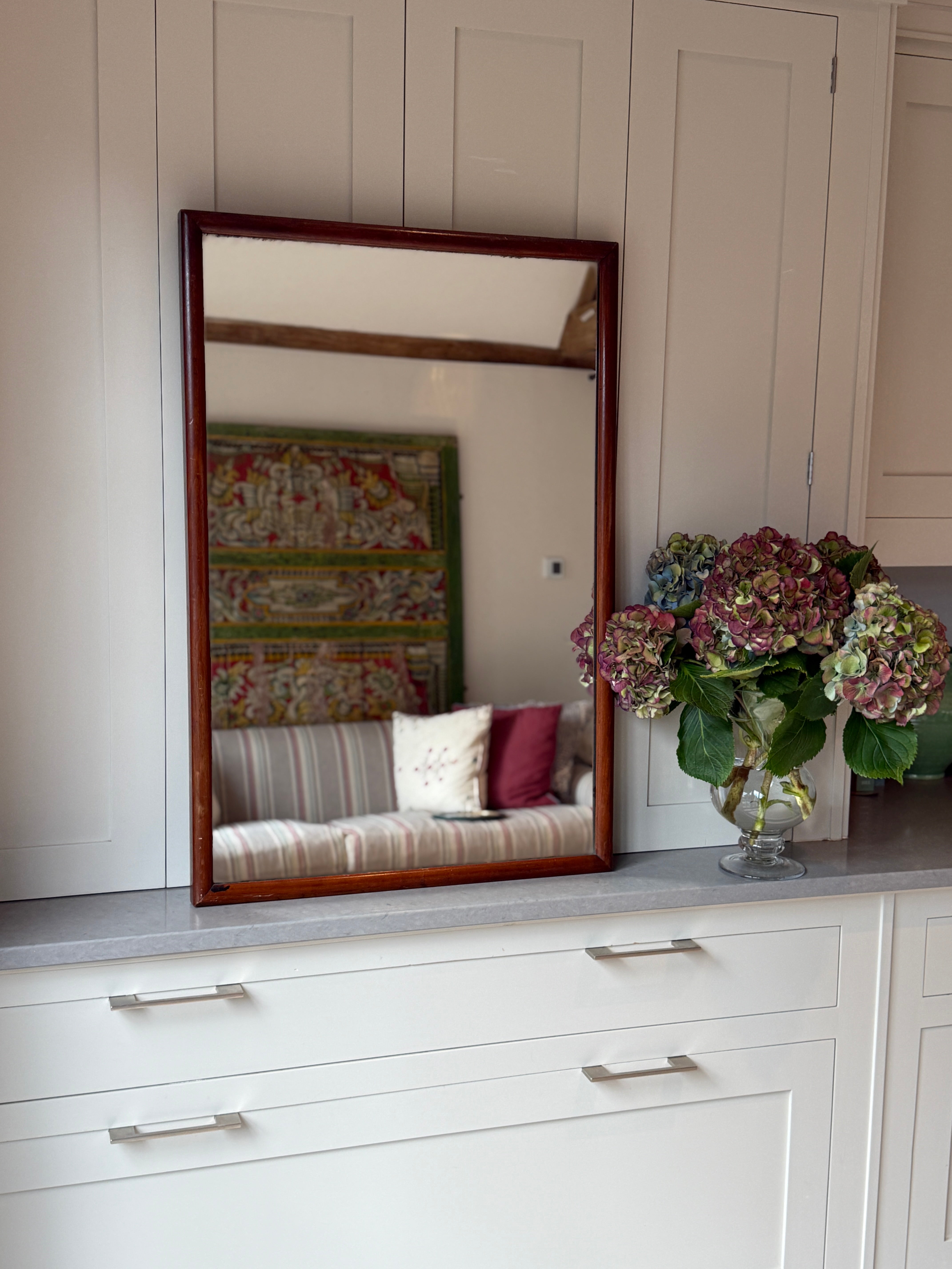 Large Mahogany Mirror