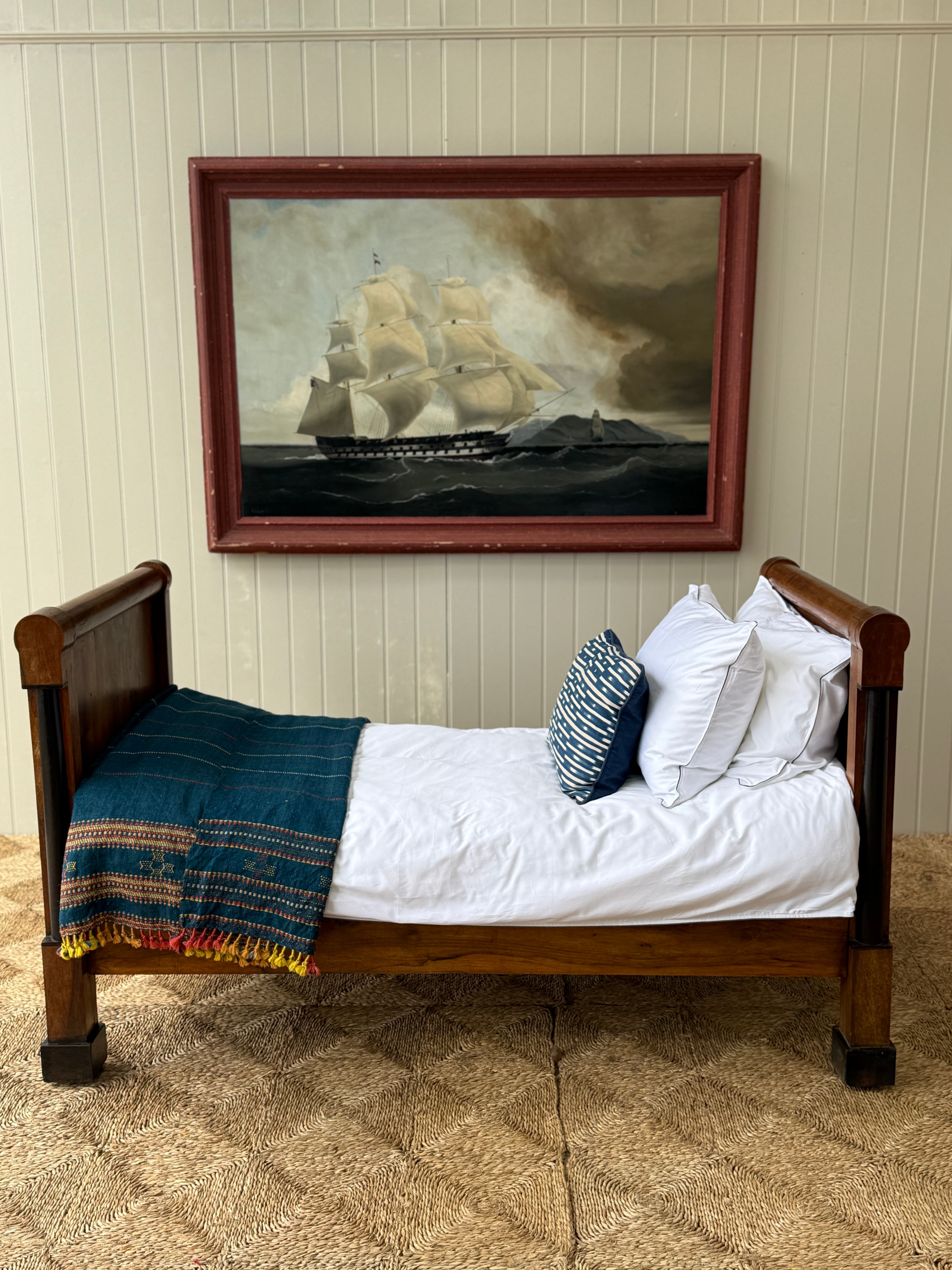 French Empire Single Bateau Lit