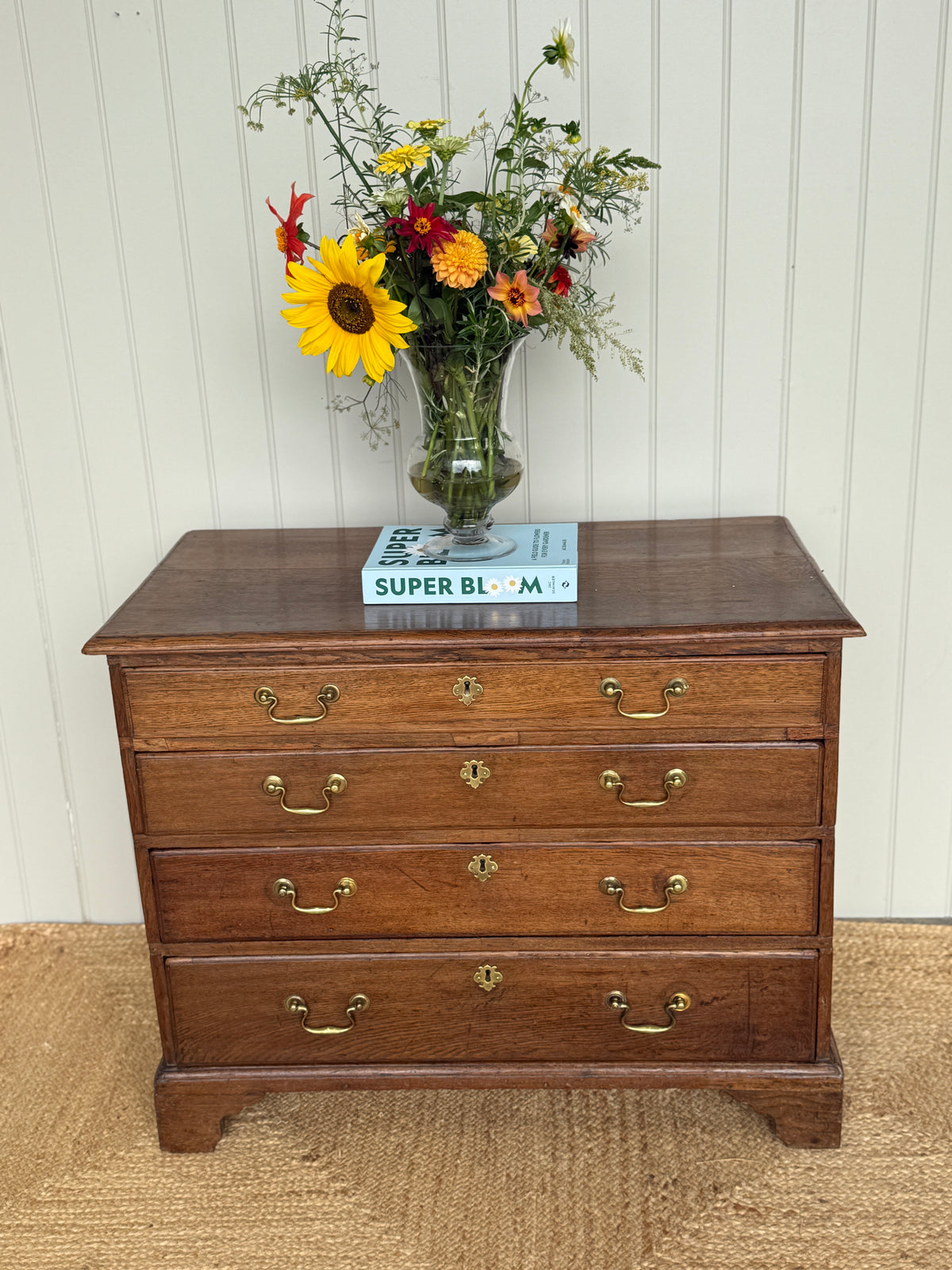 Small Georgian Oak Chest of Drawers