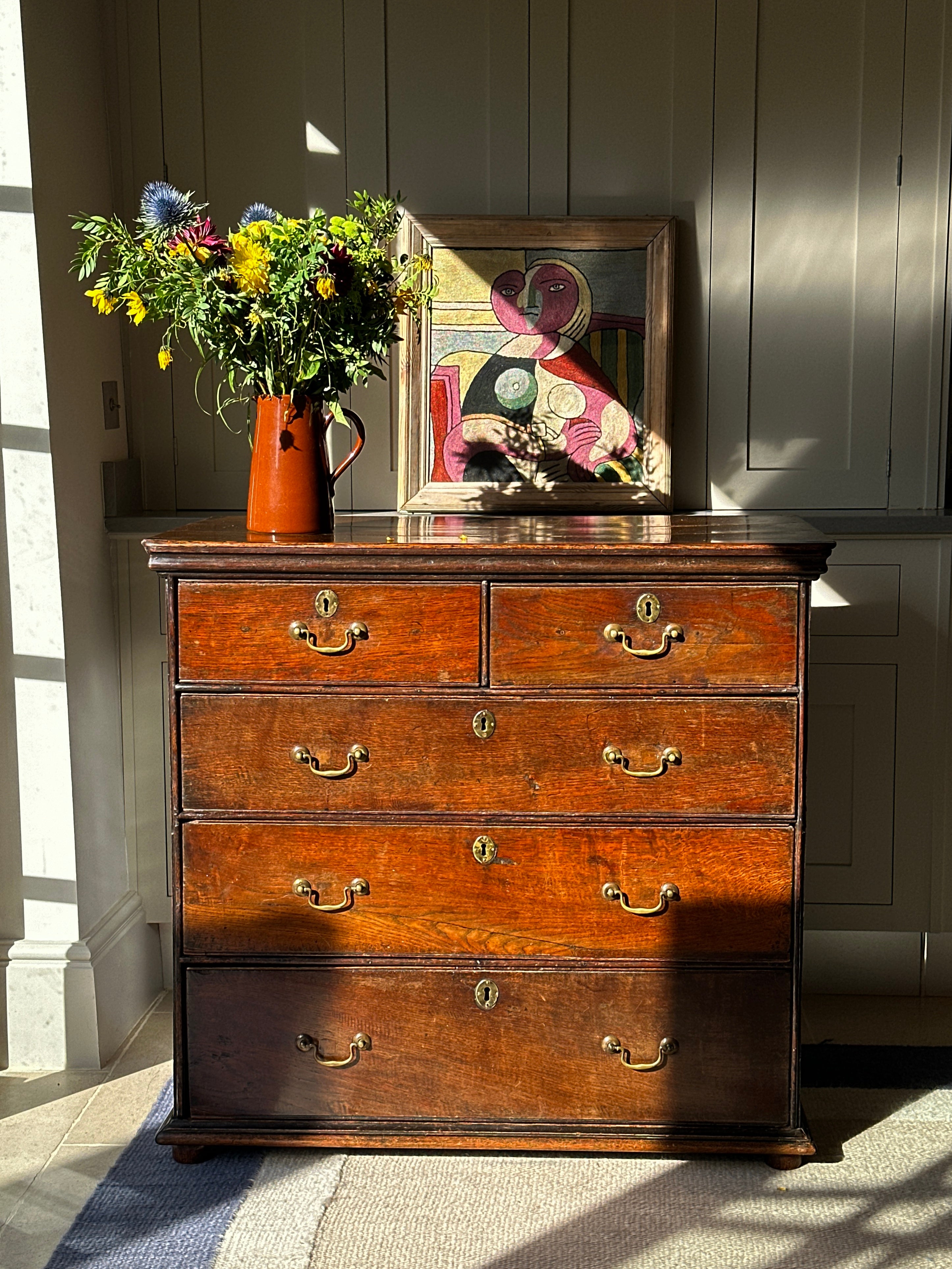 Georgian Oak Chest of Drawers