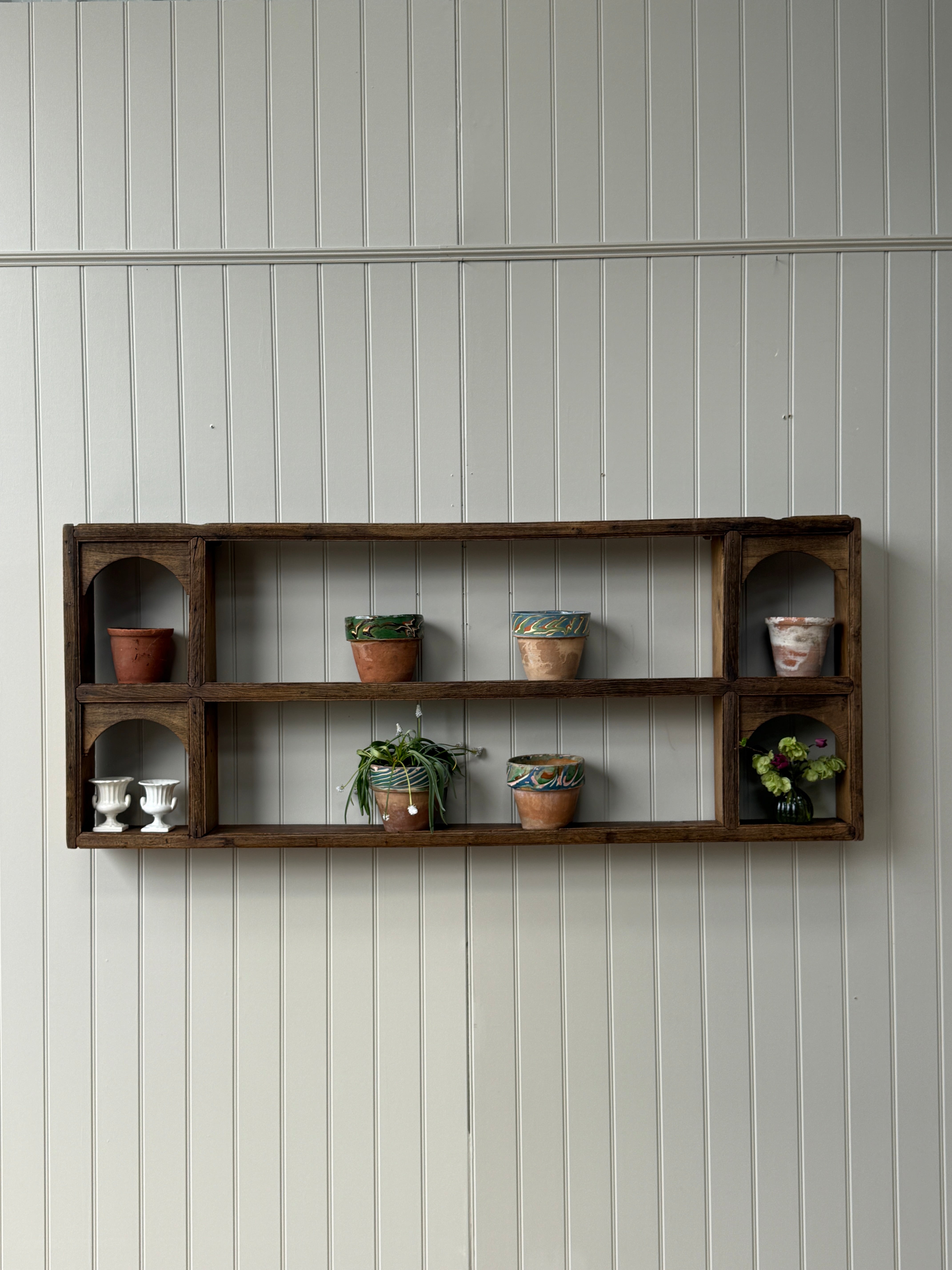 19th Century Solid Oak Rack