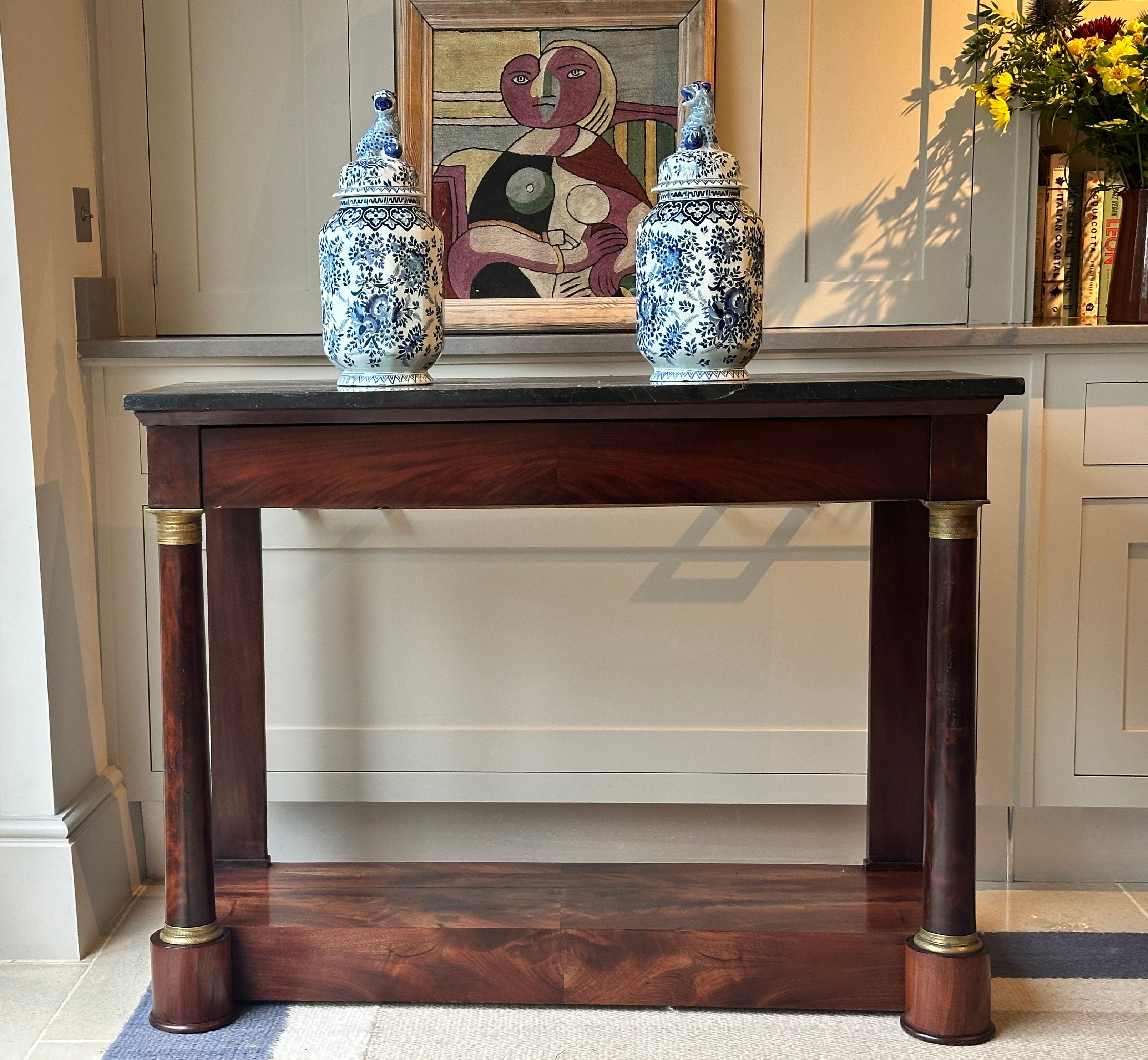 Beautiful French Empire Console Table