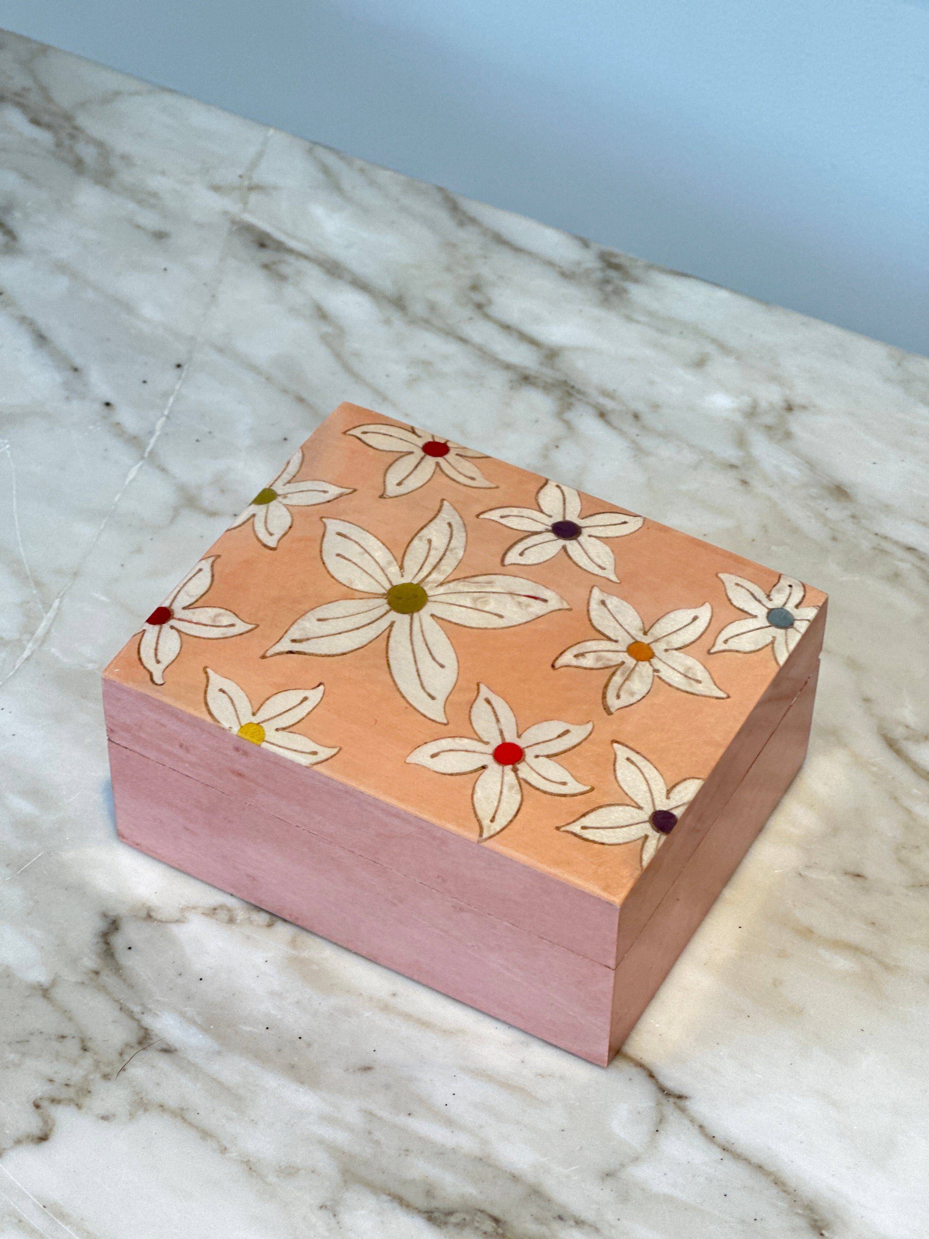 Extra Small Marquetry Box