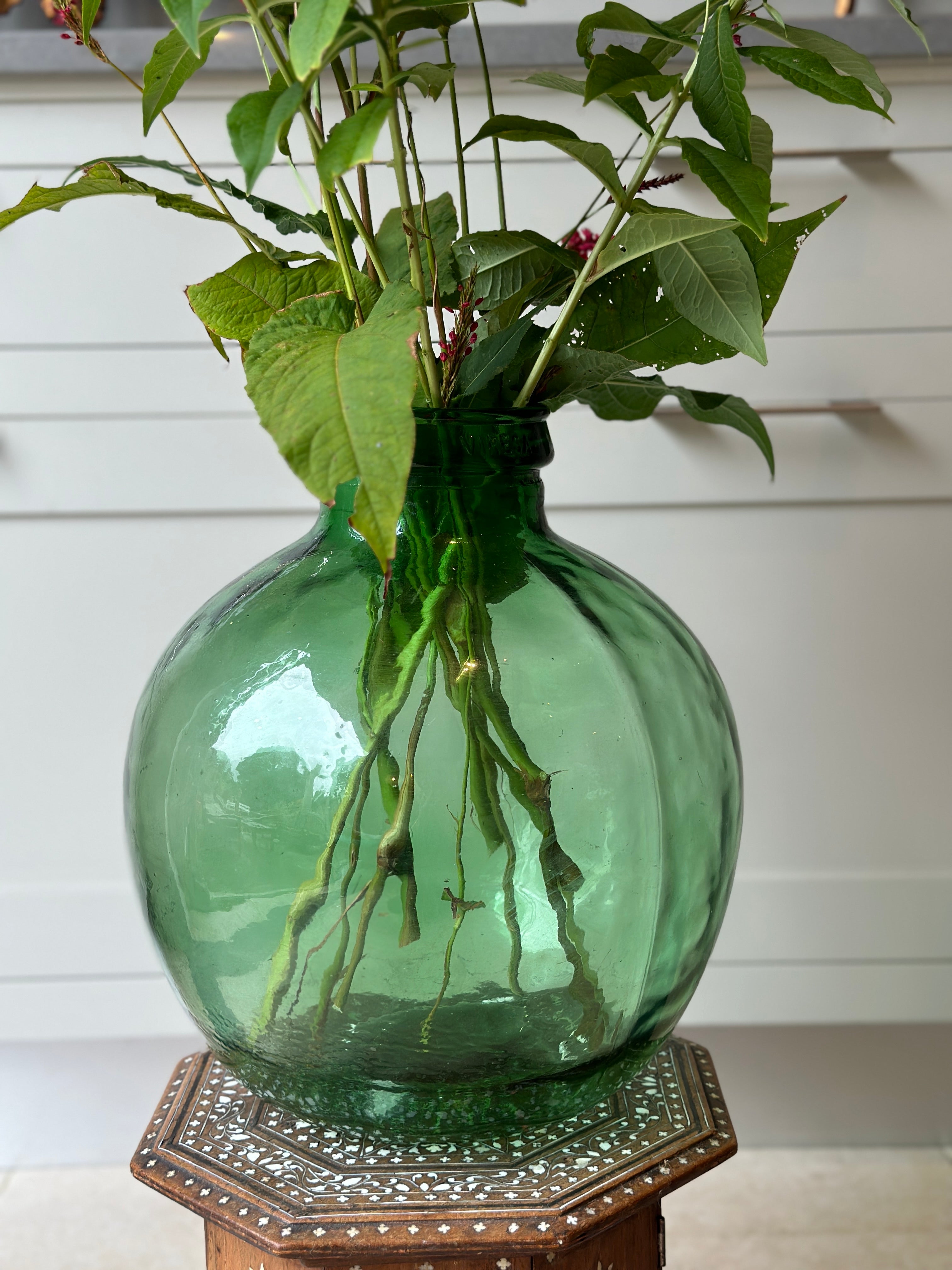 Carboy Green Glass Vessel