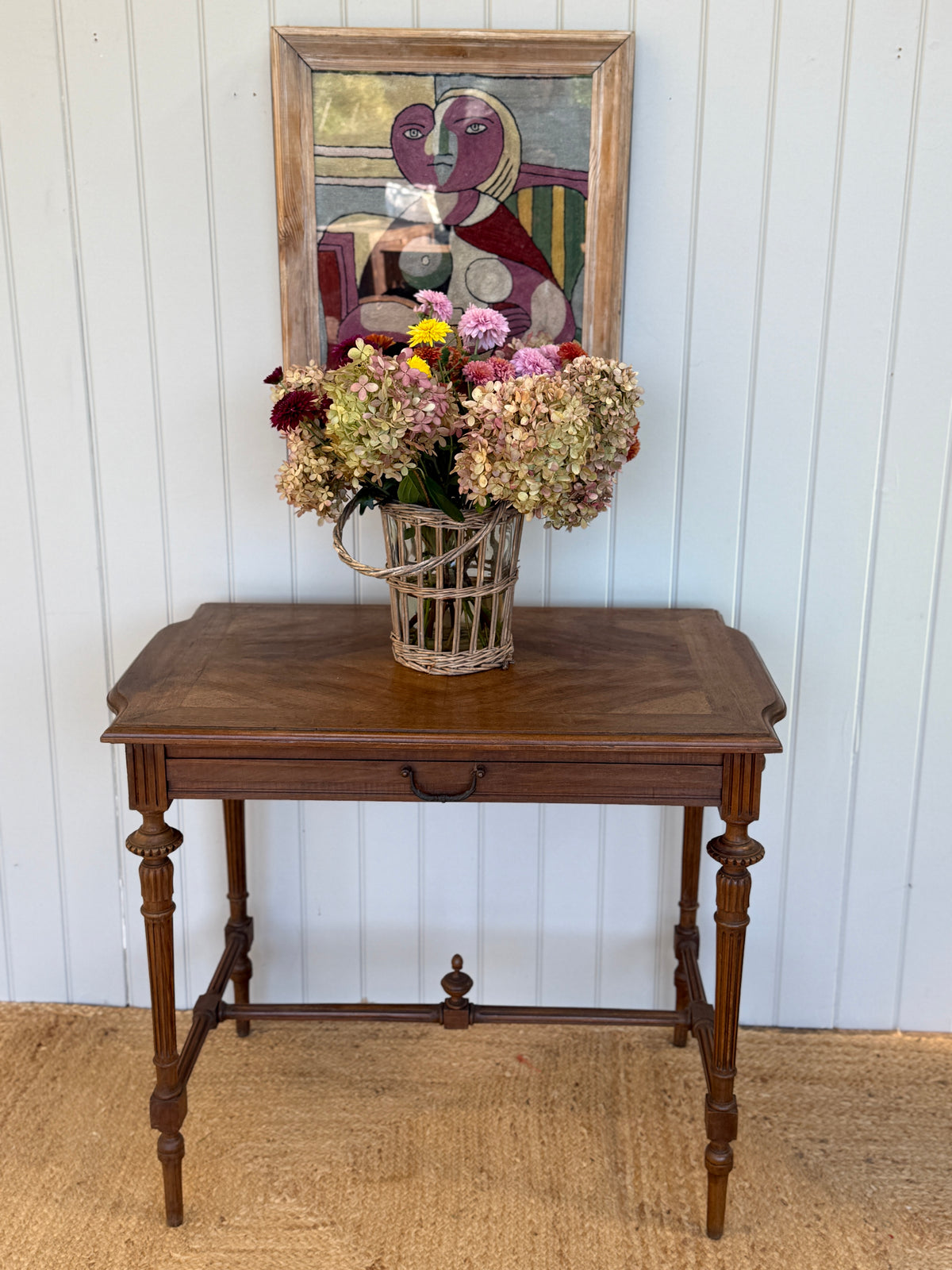 Late 19th Century French Walnut Side Table
