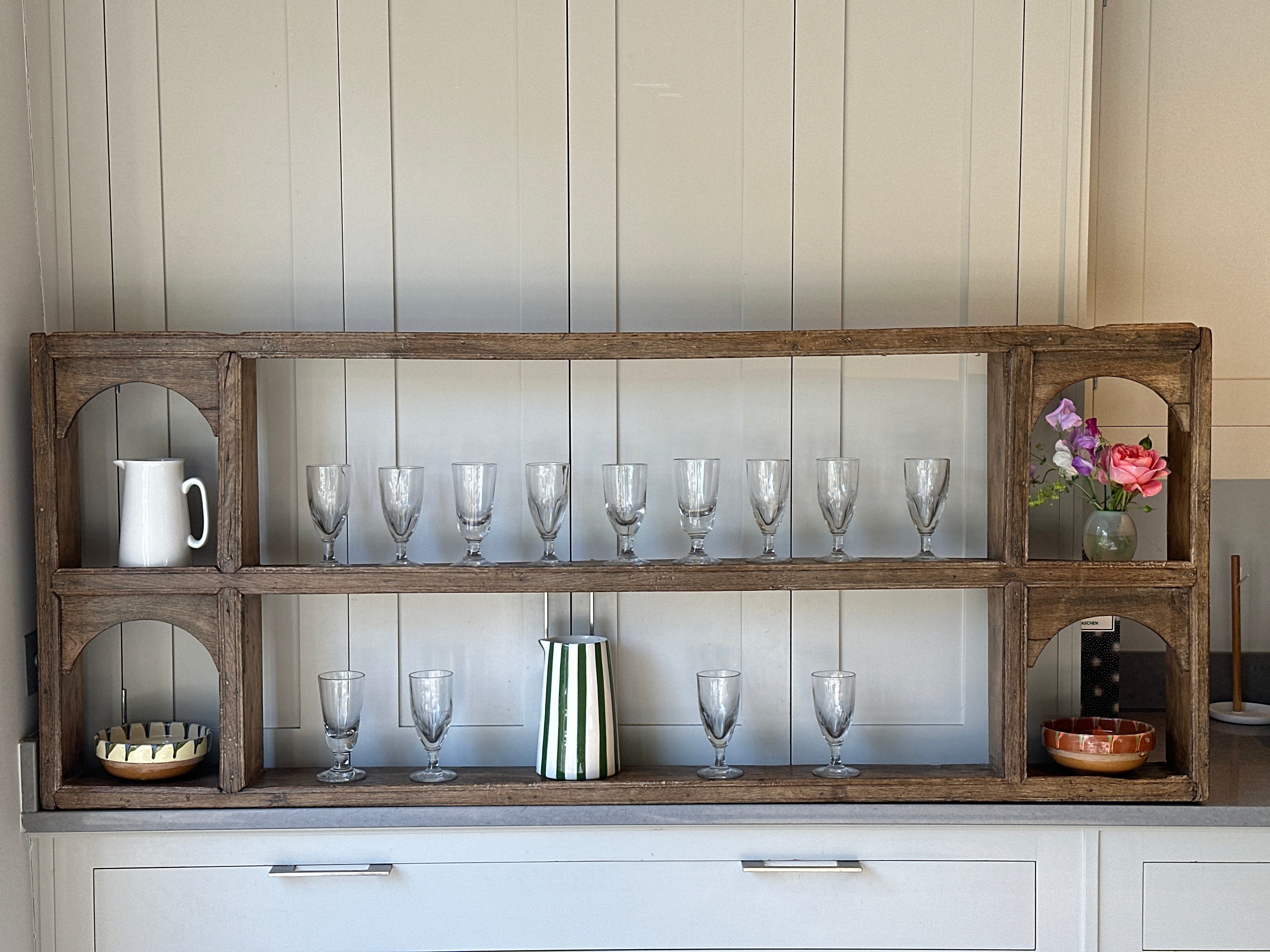 19th Century Solid Oak Rack