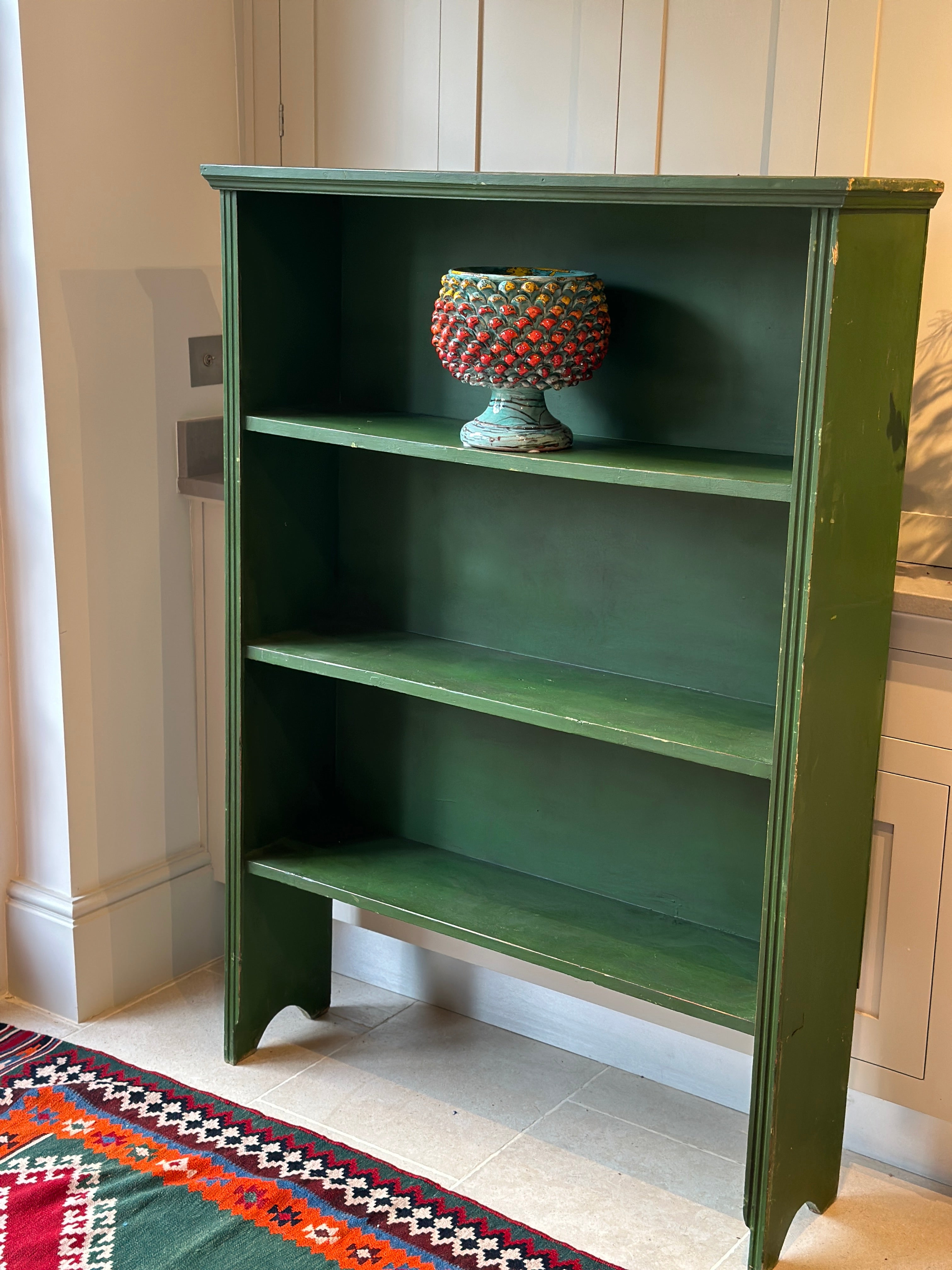 Vintage Green shelves