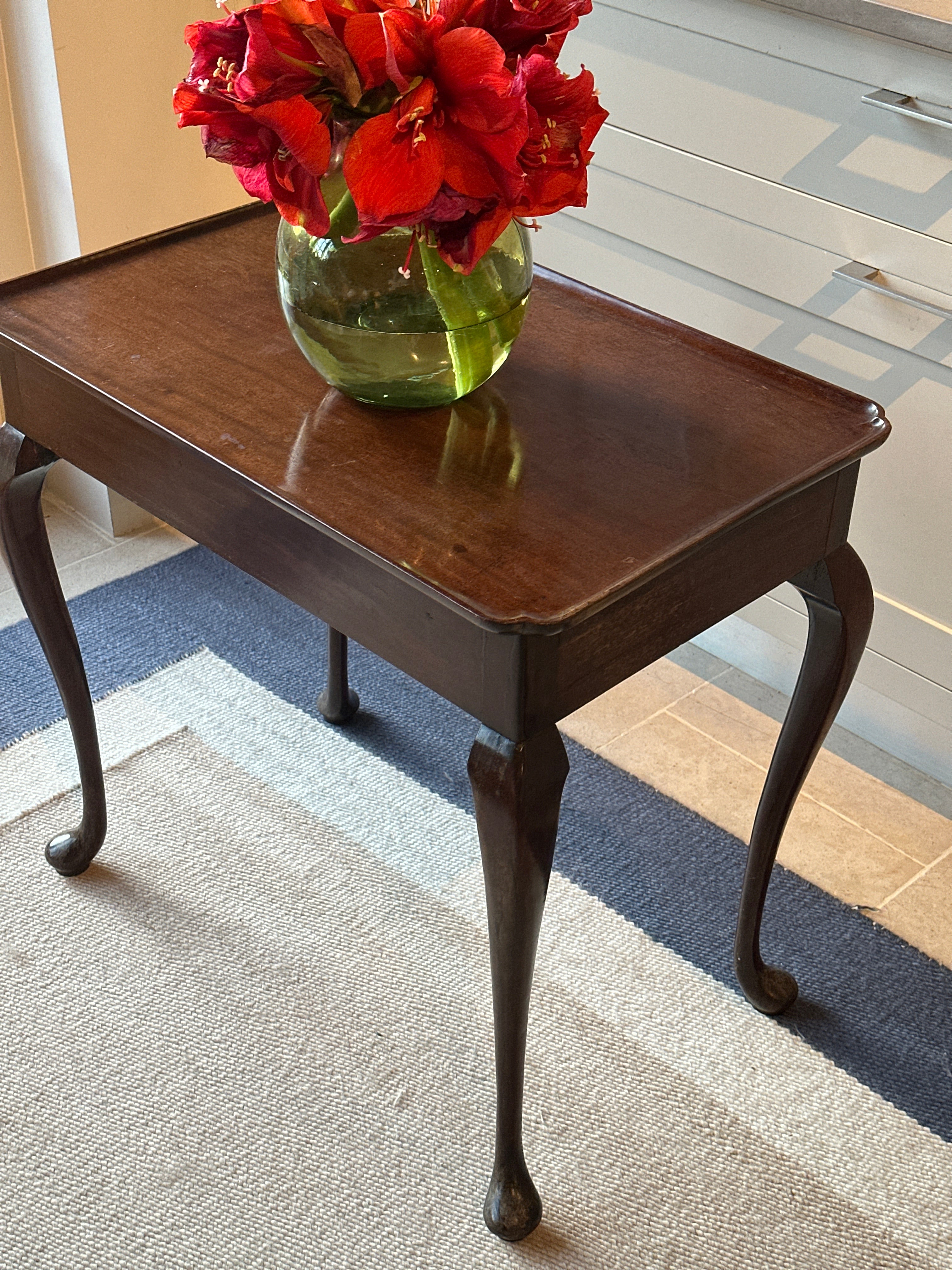 George II Irish Mahogany Silver Table