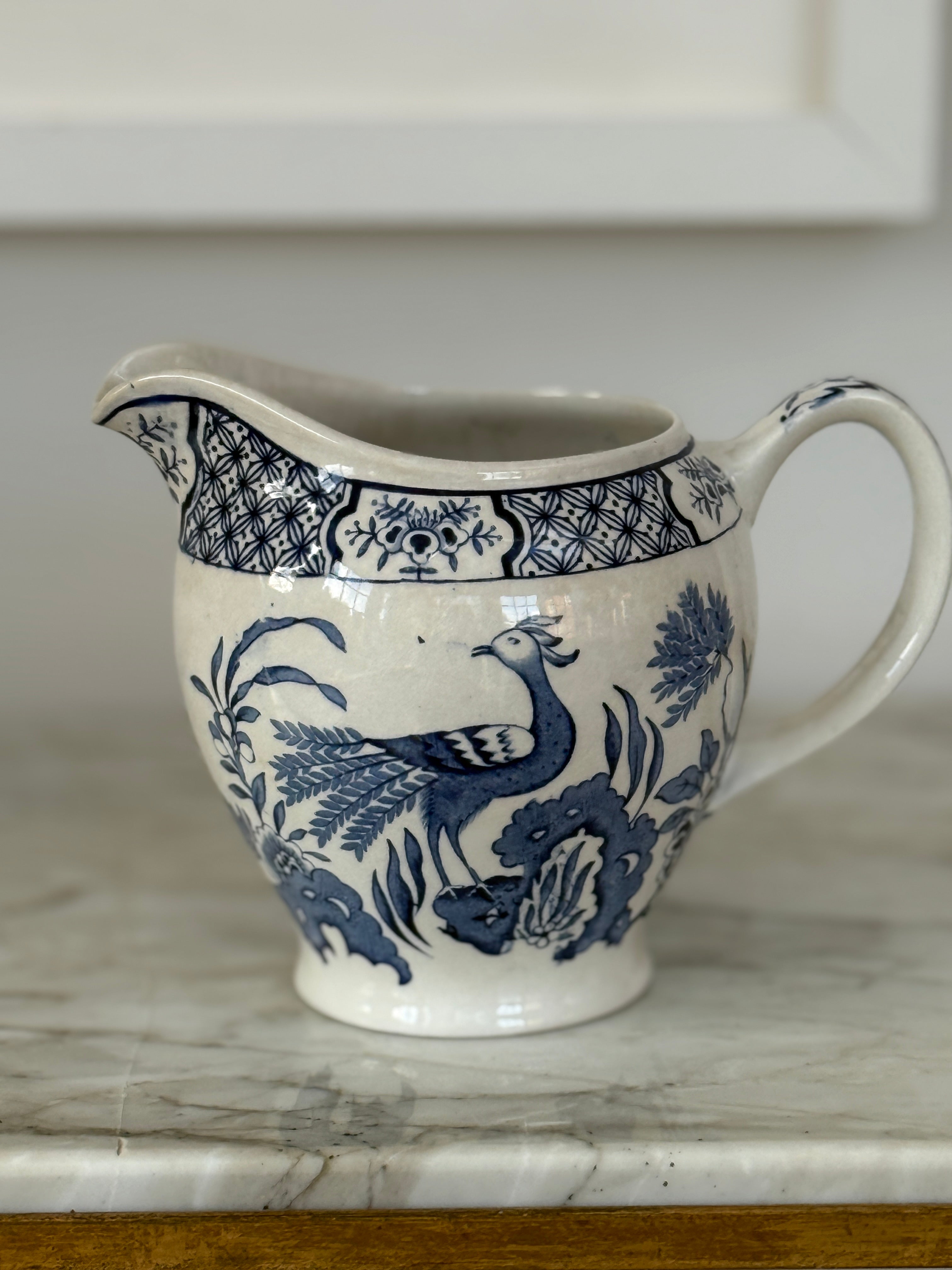 Pretty Blue and White Milk Jg