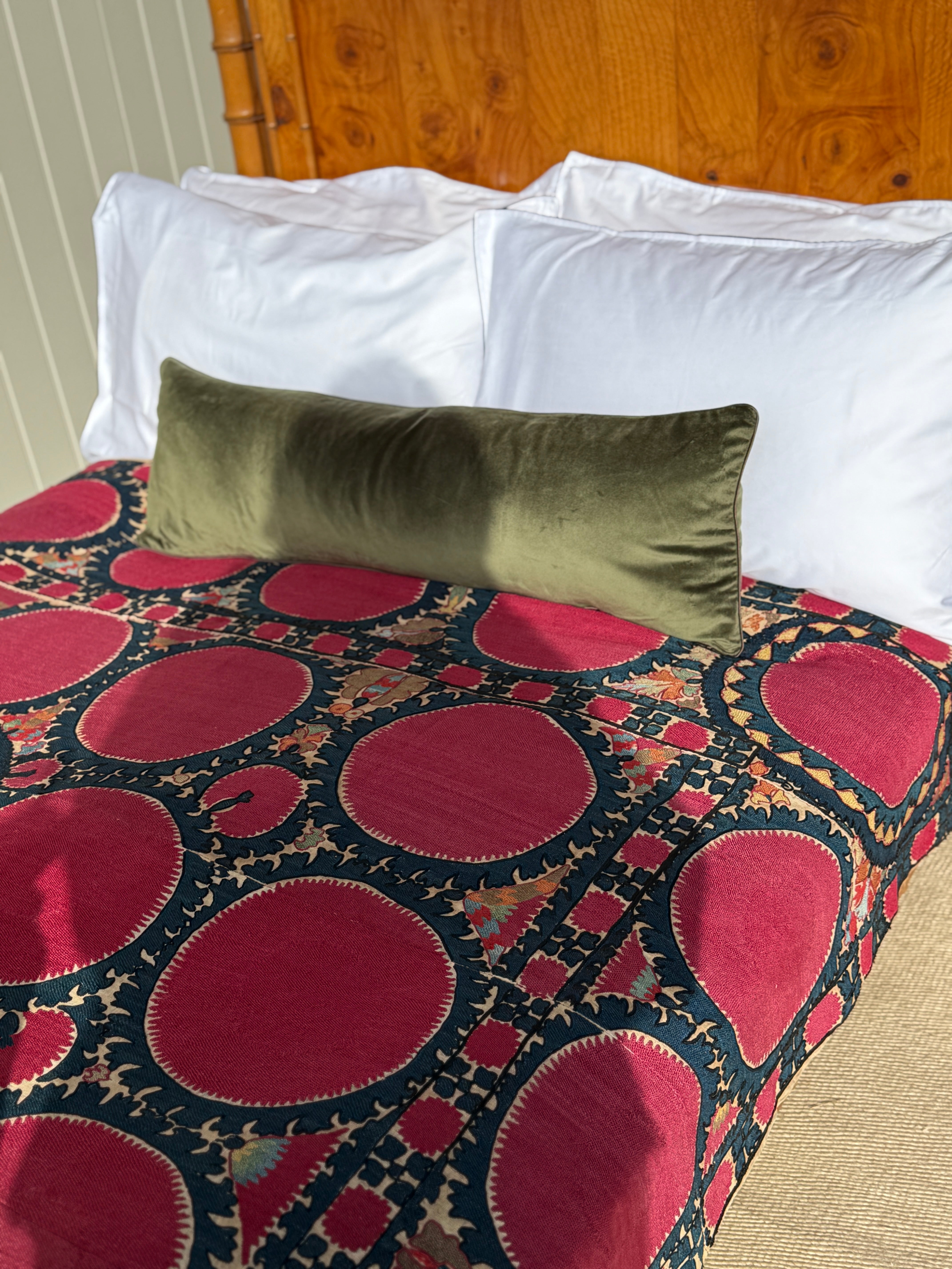 Large Single/ Small Double Faux Bamboo Bed