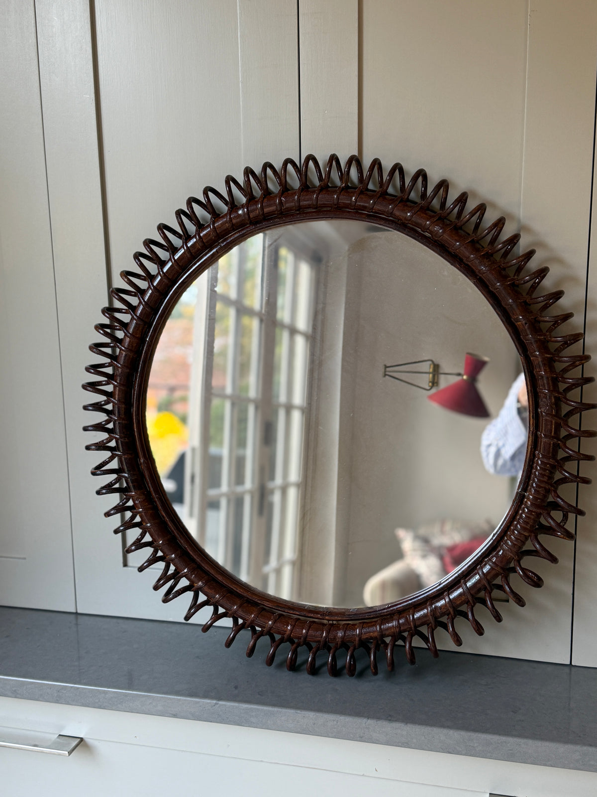 Large Round Albini Mirror