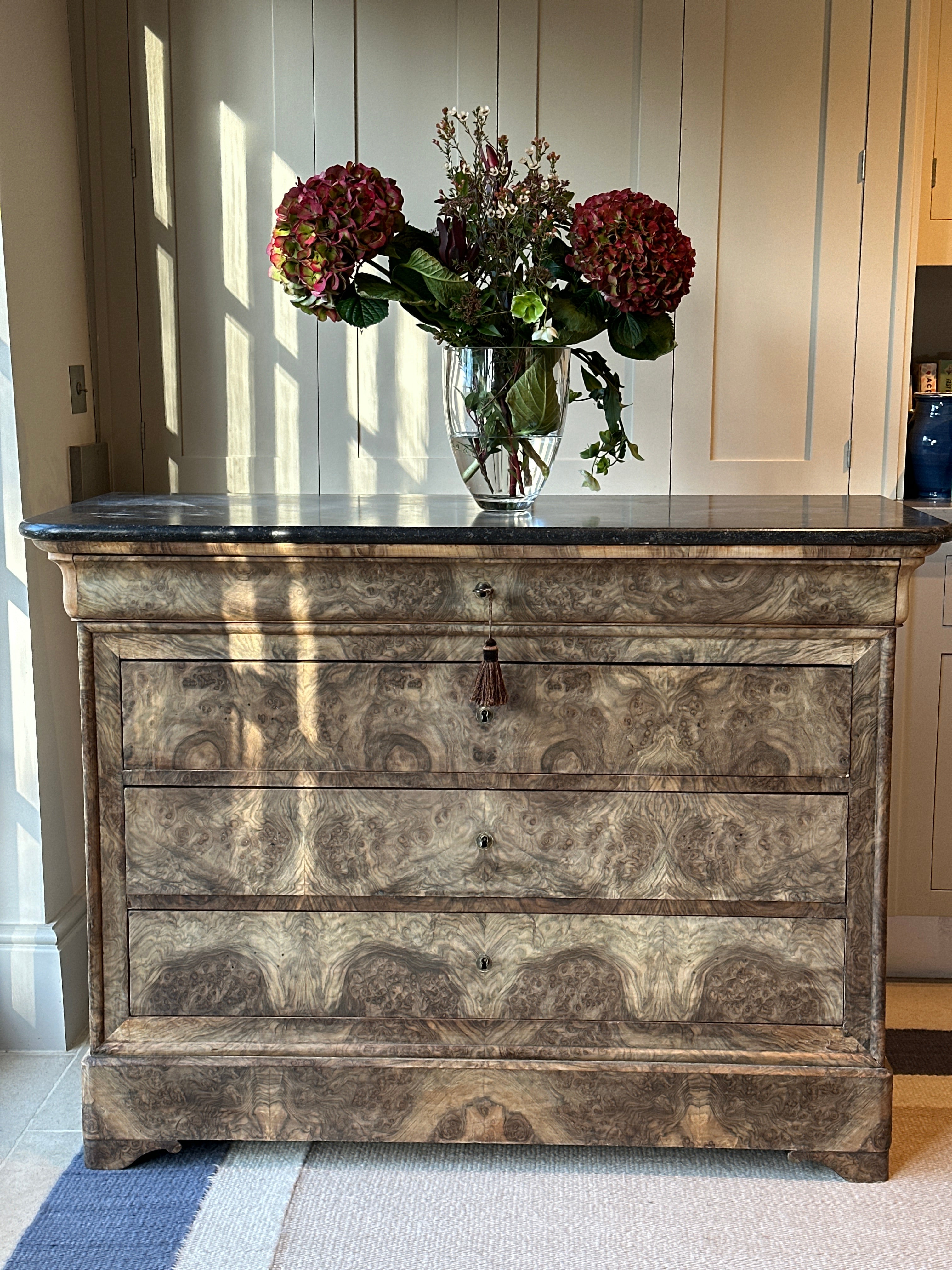 Bleached Walnut Commode