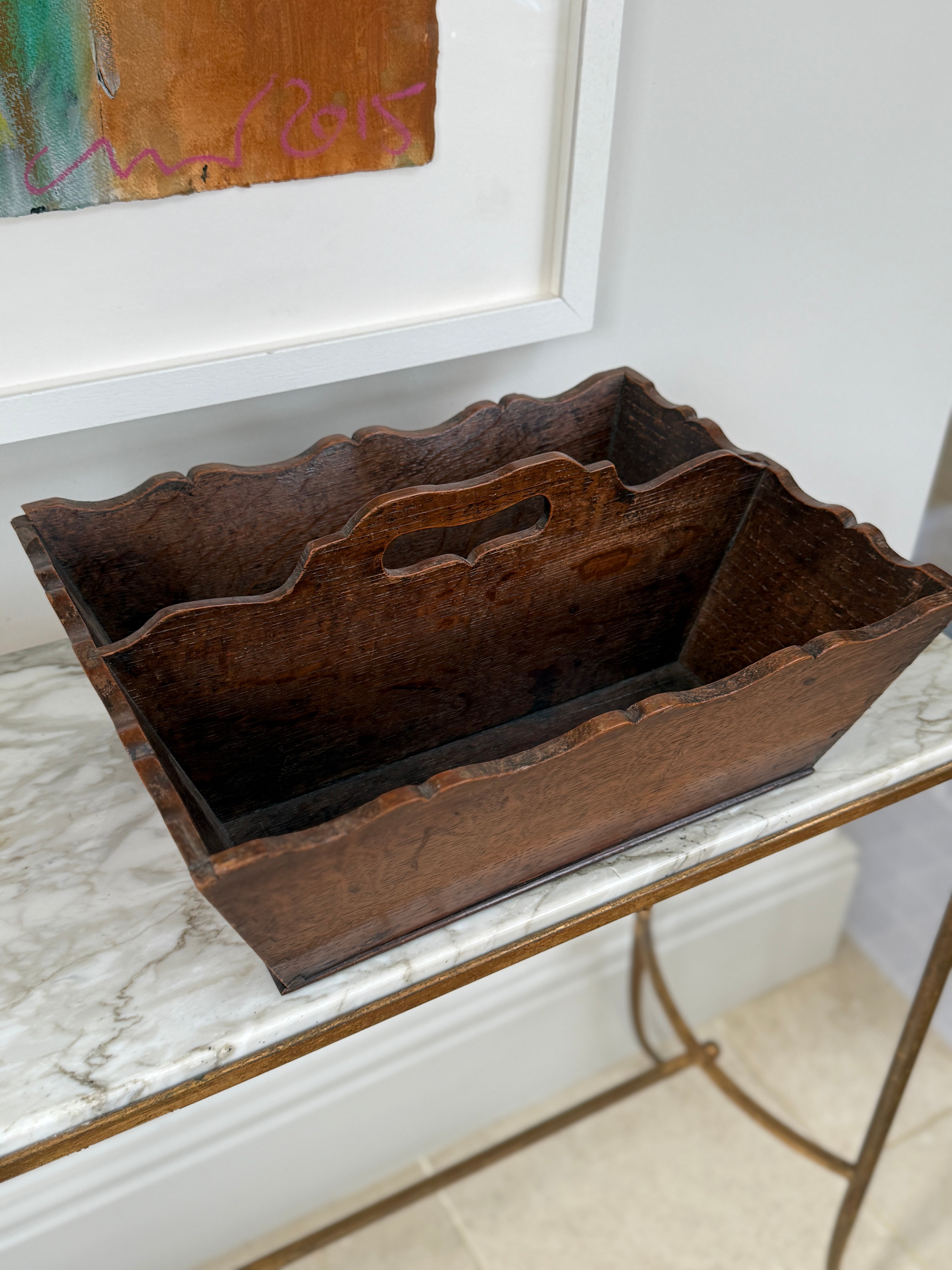 Georgian Oak Cutlery Box