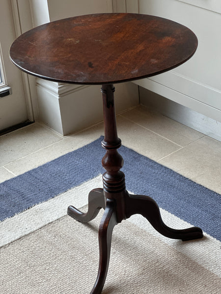 19th Century Mahogany Tripod Table