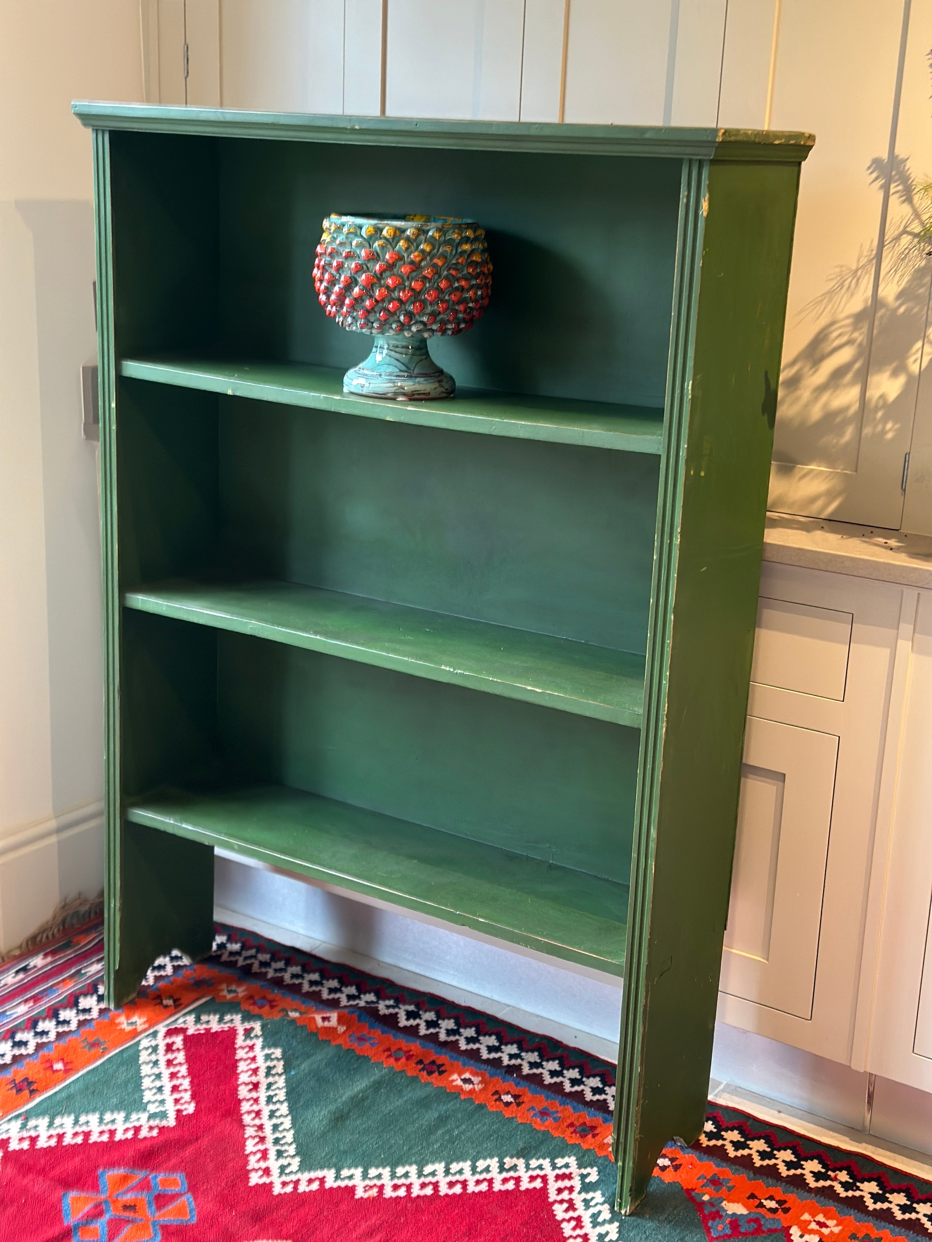 Vintage Green shelves