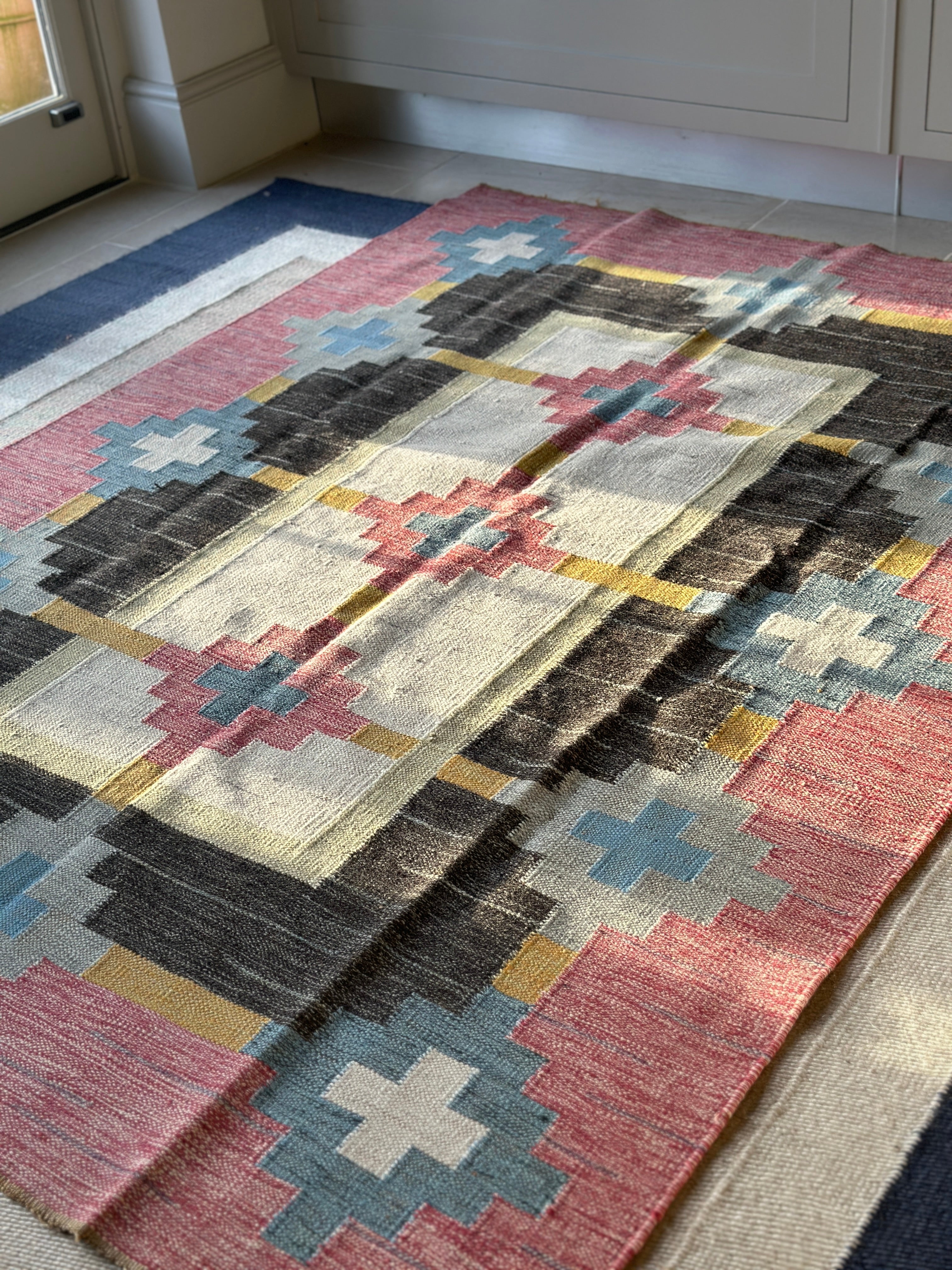 Vintage Swedish Kilim (240cm by 174cm)